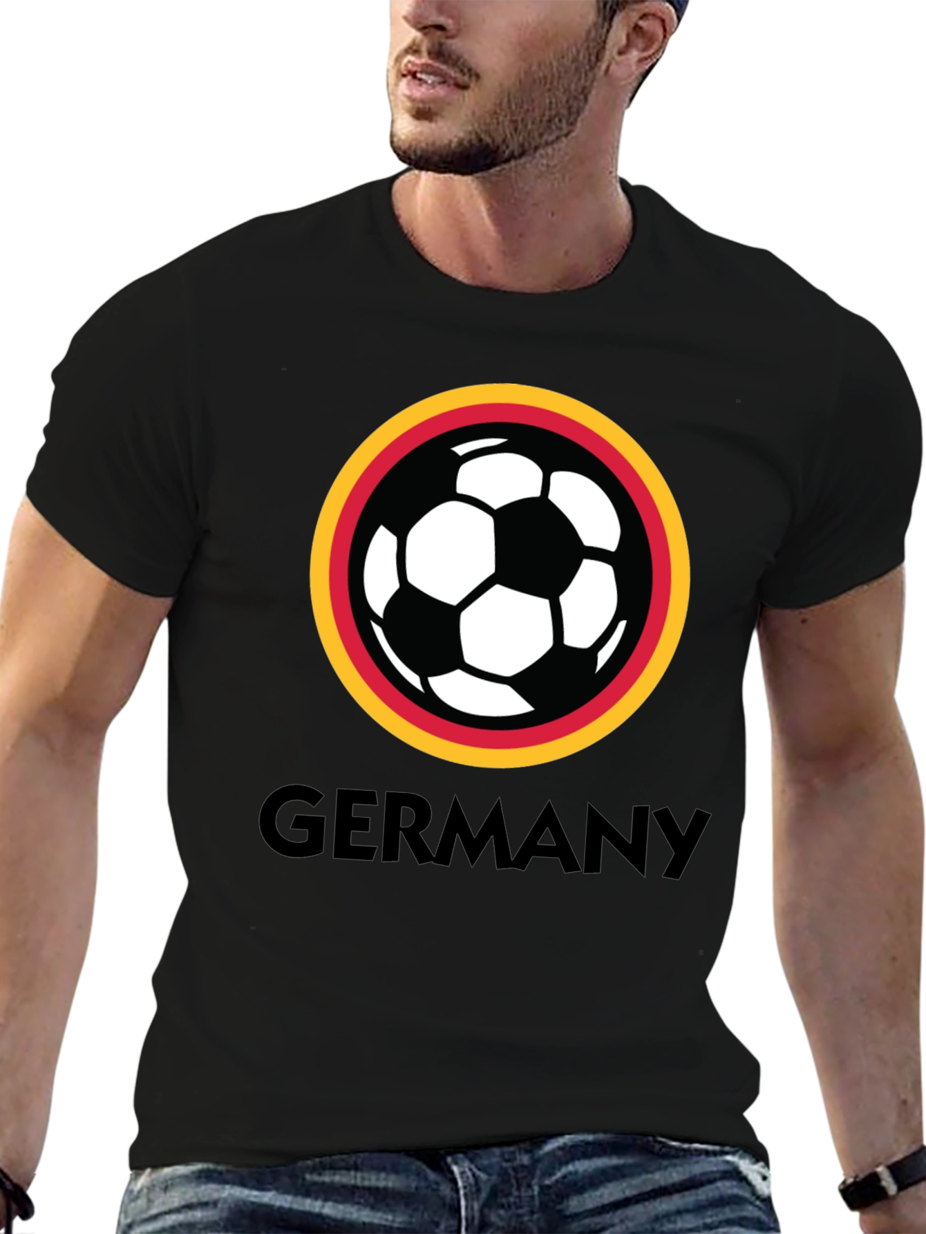 Germany Soccer Fan T-Shirt - Black