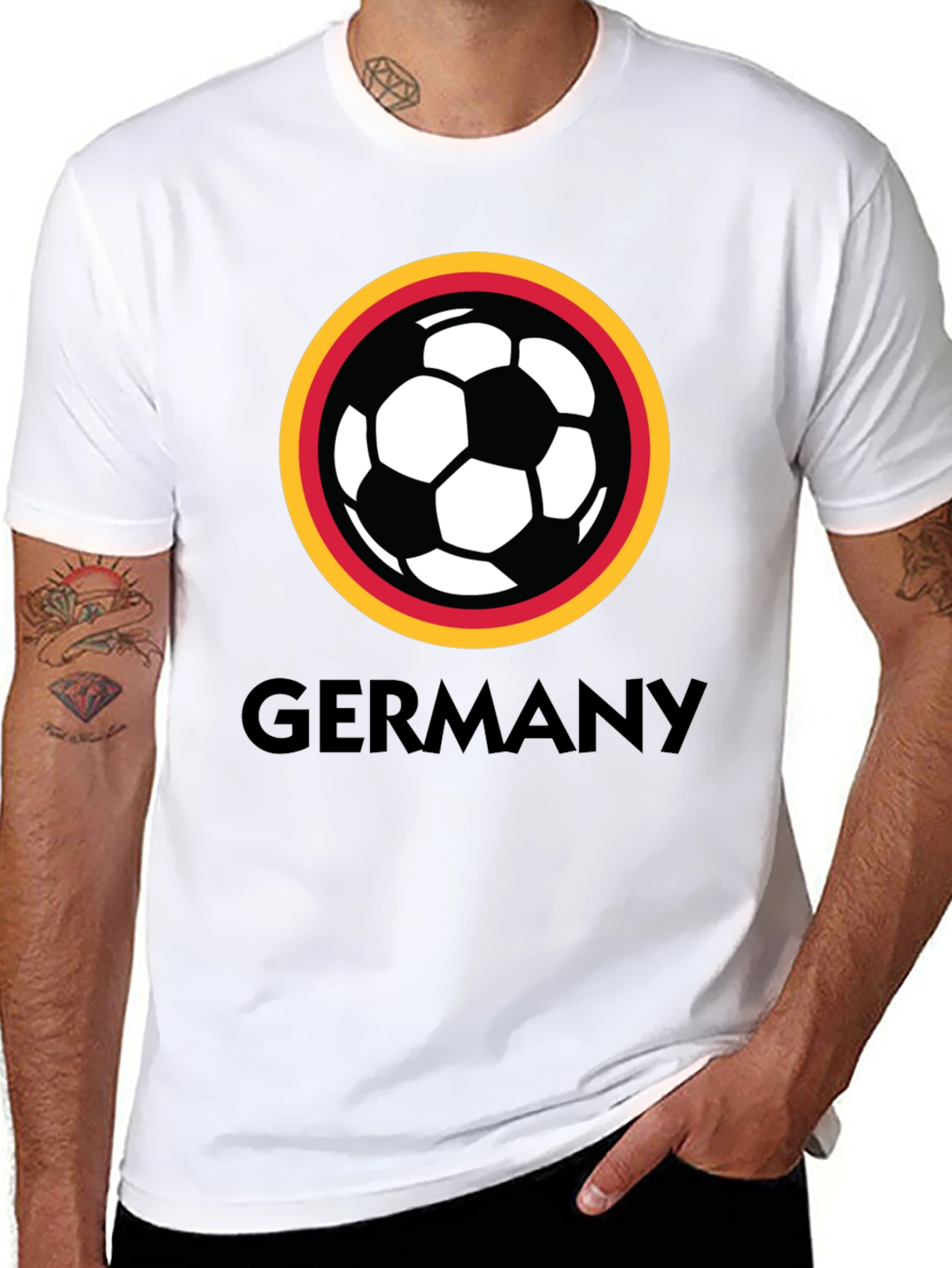 Germany Soccer Fan T-Shirt - Black