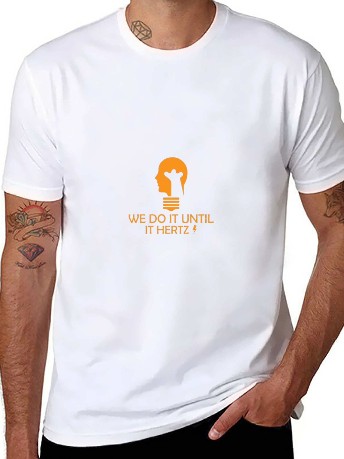Mens We Do It Until It Hertz Graphic T-Shirt