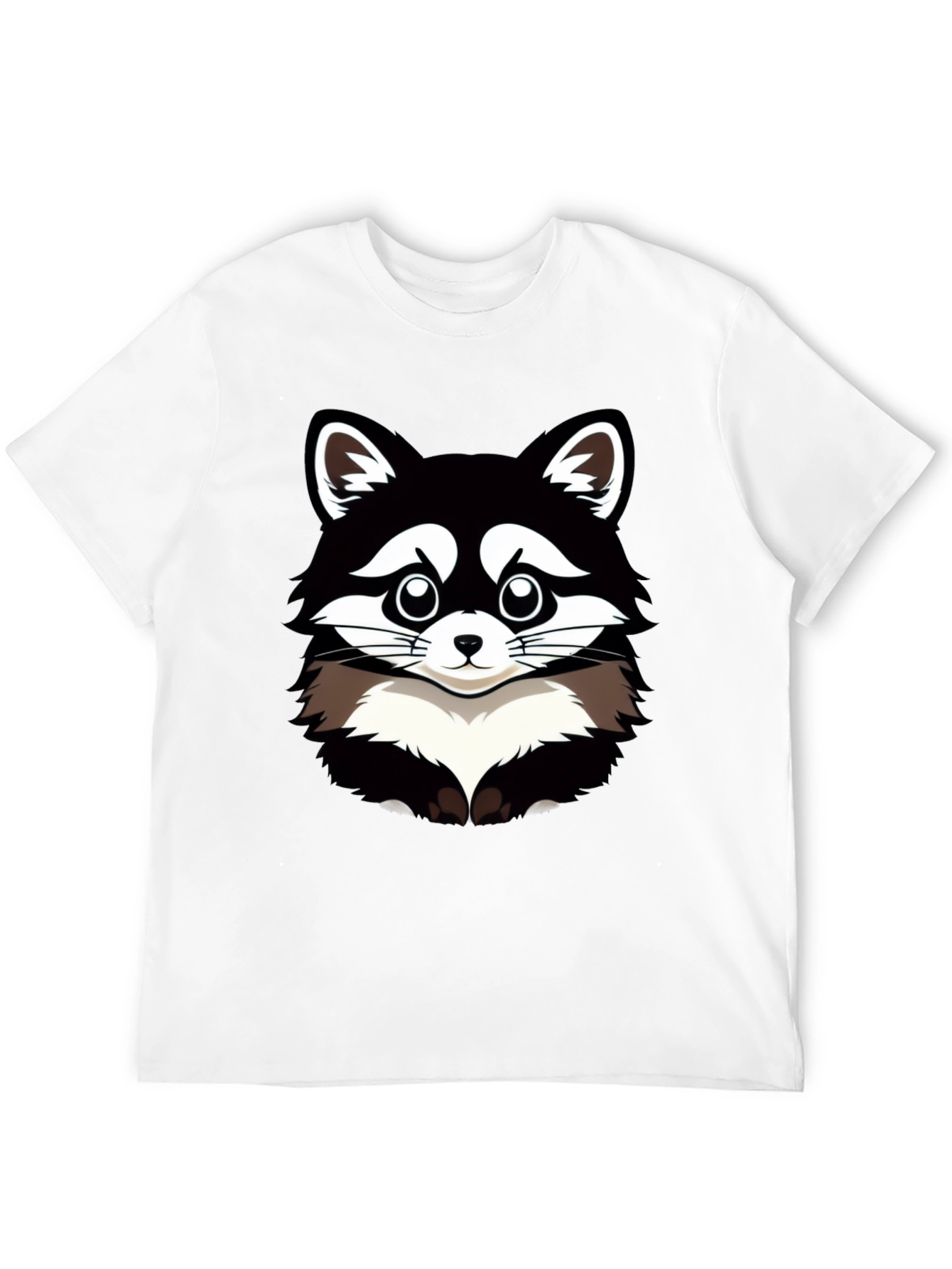 Raccoon Graphic T-Shirt - Mens Black Tee