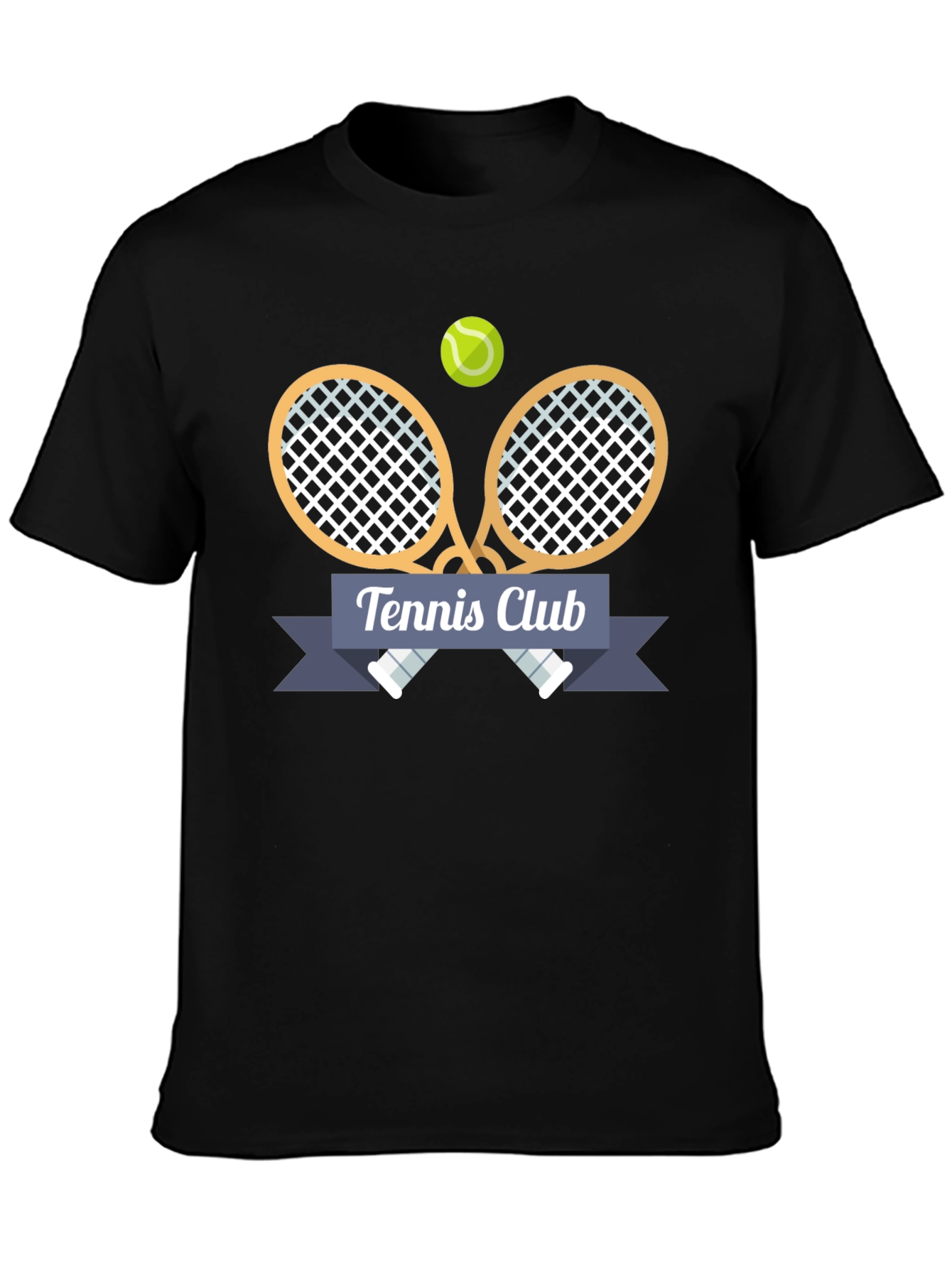 Tennis Club Graphic Tee - Sporty Casual Style