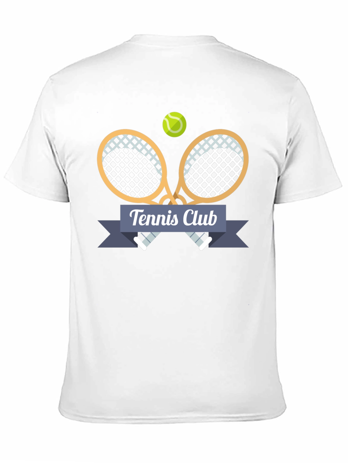 Tennis Club Graphic Tee - Sporty Casual Style