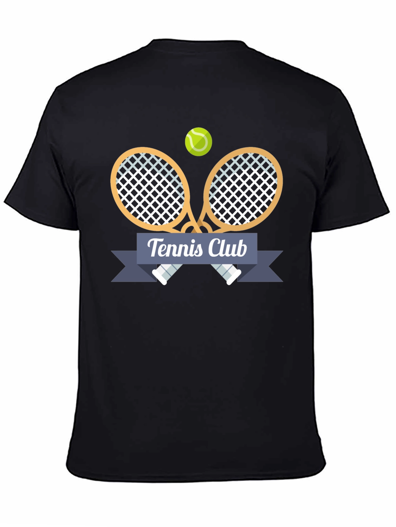 Tennis Club Graphic Tee - Sporty Casual Style