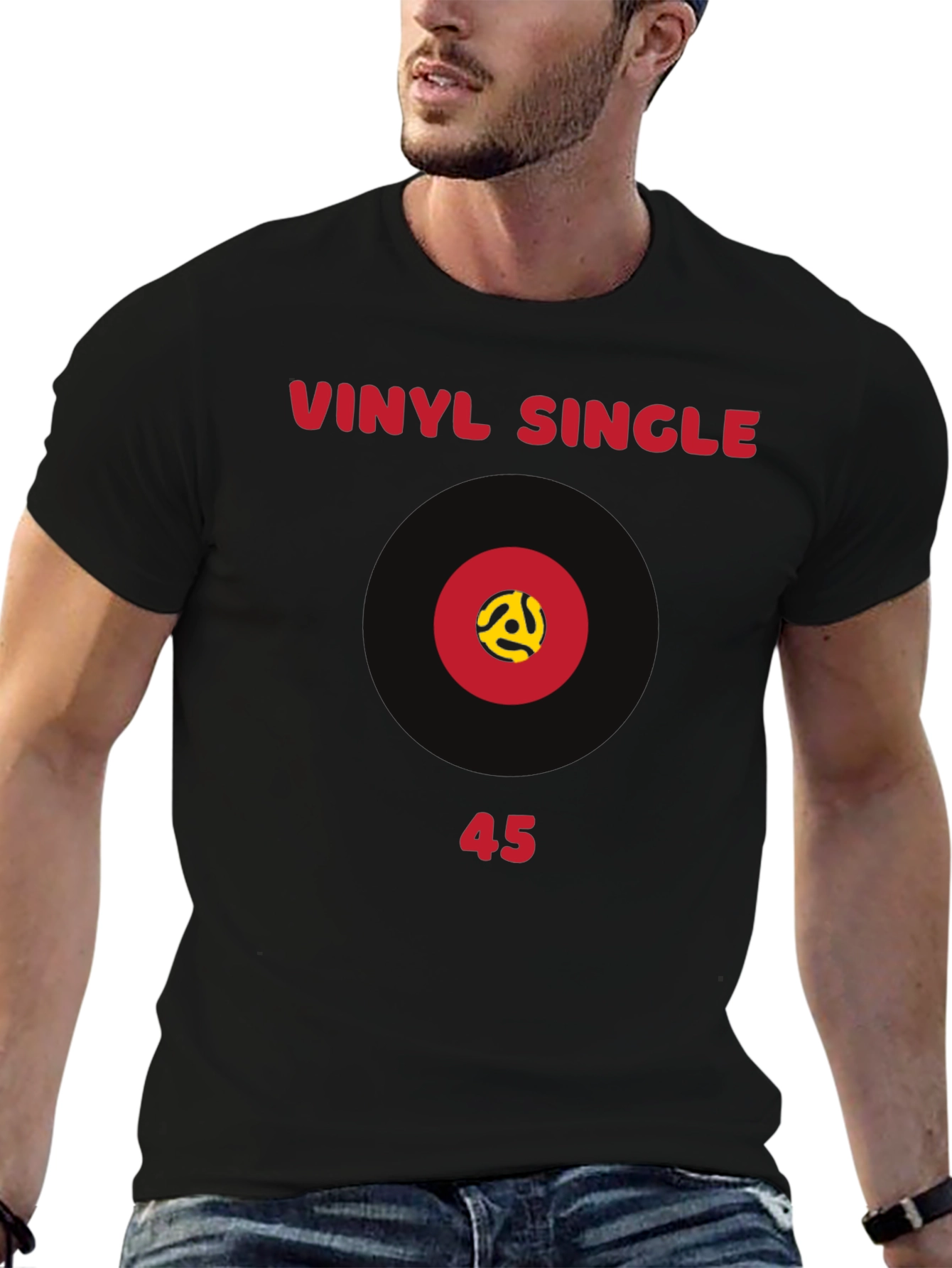 Vinyl Single 45 RPM Record T-Shirt