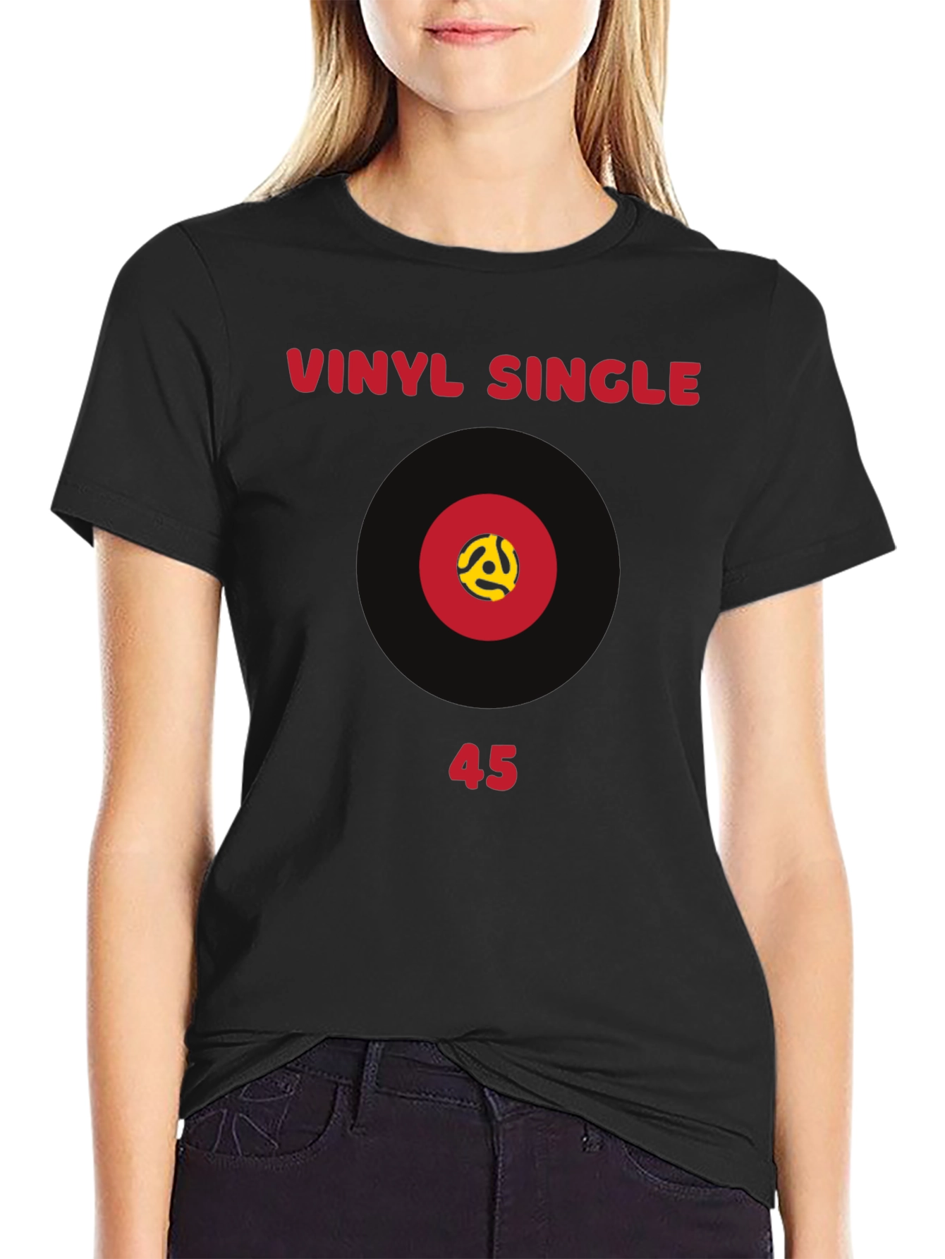Vinyl Single 45 RPM Record T-Shirt