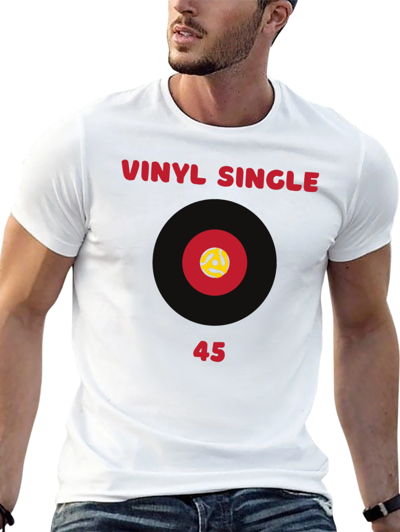 Vinyl Single 45 RPM Record T-Shirt