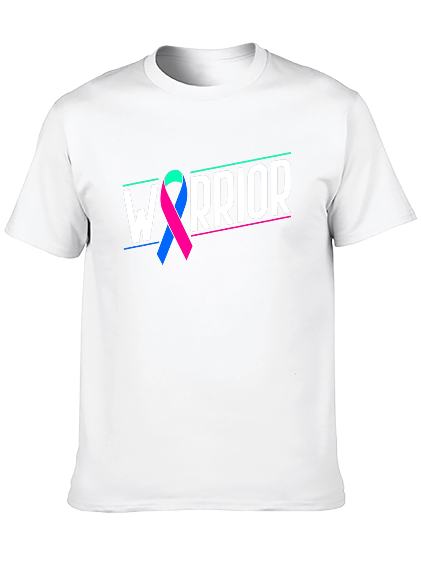 Warrior Ribbon Graphic Tee - Black Unisex