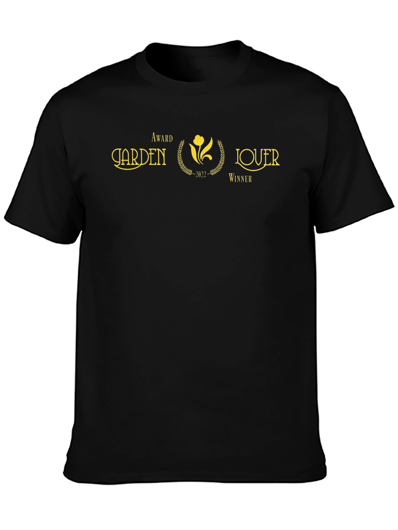 Garden Lover Award Winner T-Shirt - Black