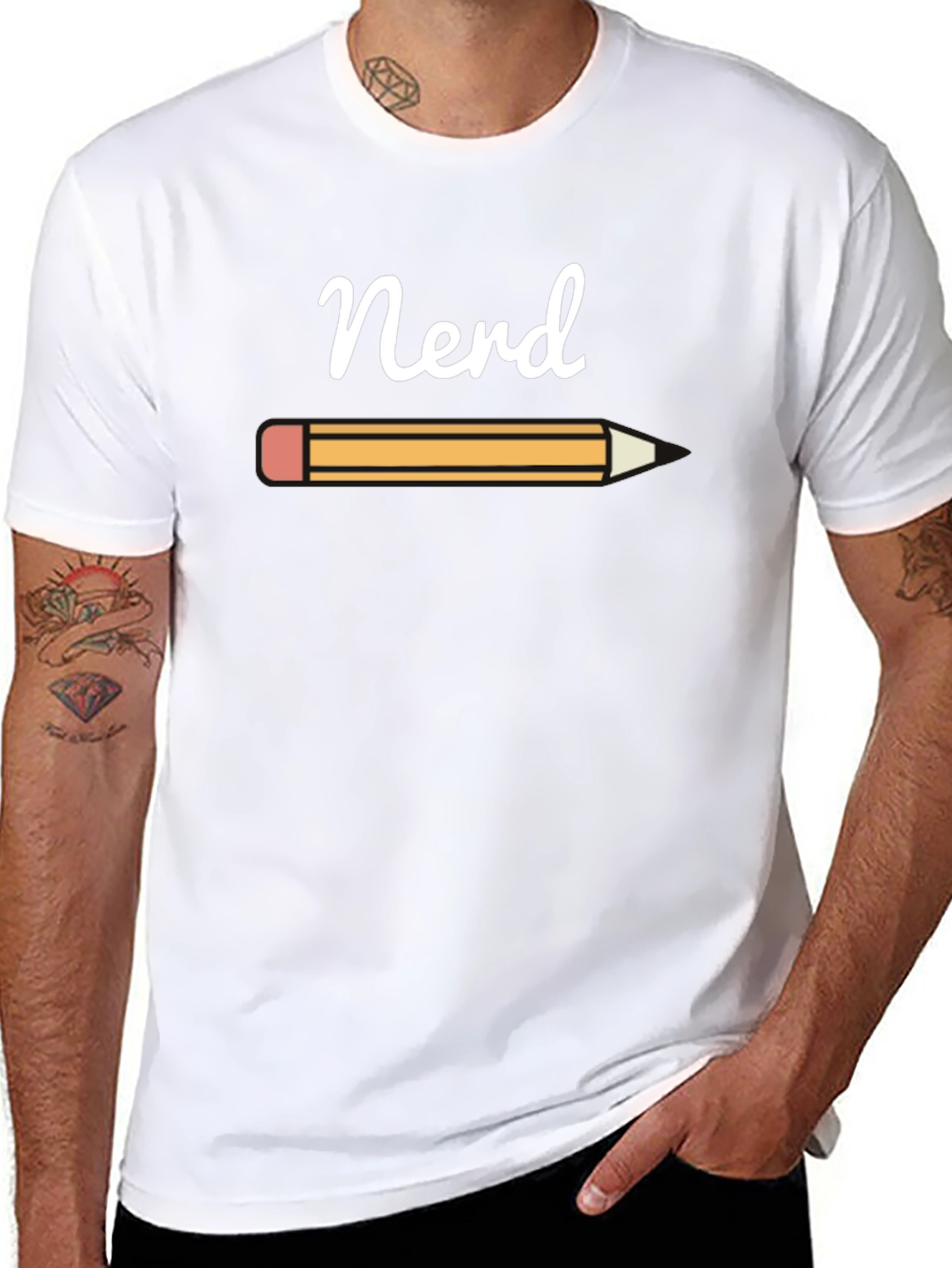 Nerd Pencil Graphic T-Shirt - Geek Chic Apparel