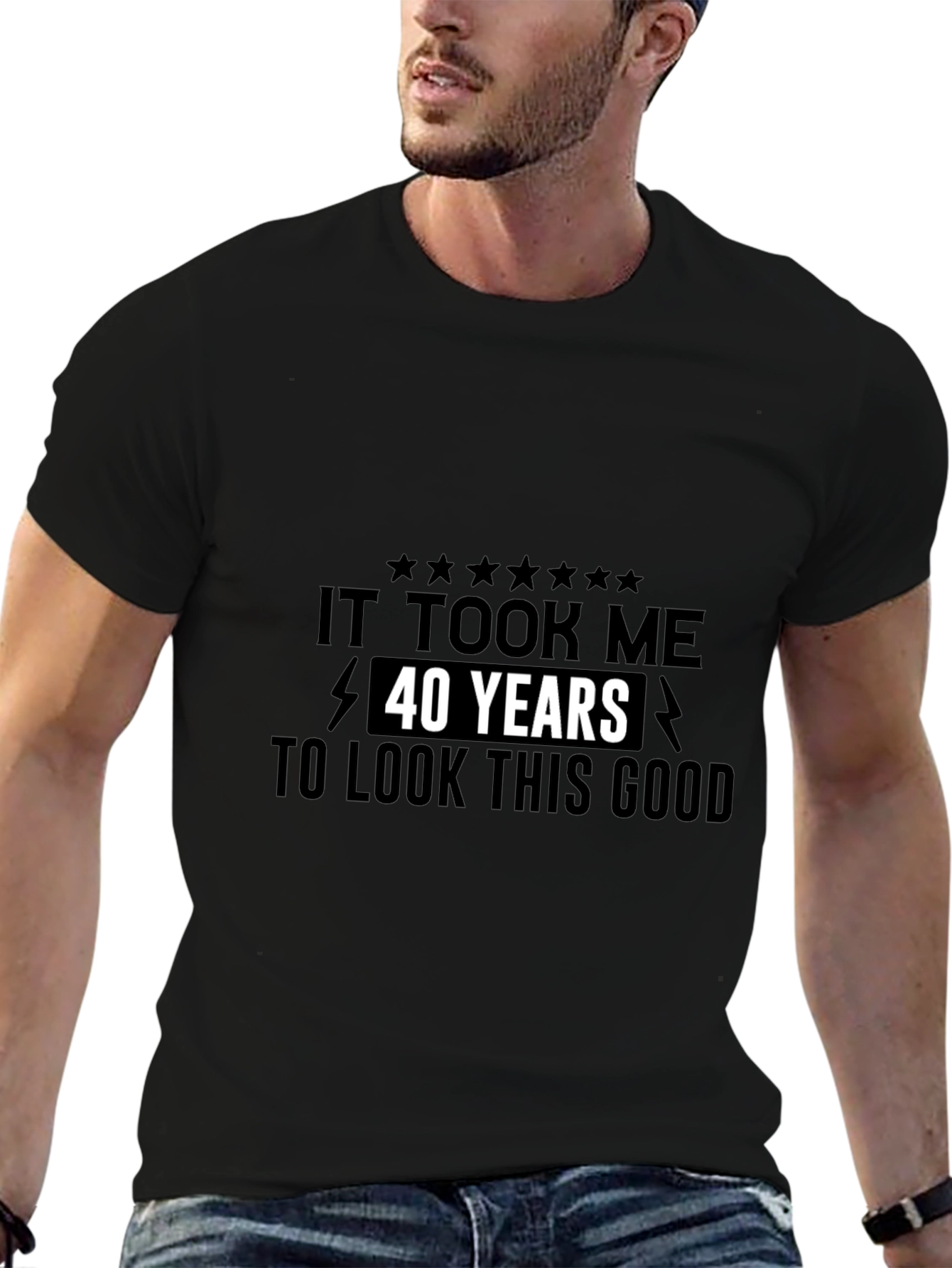 Funny 40th Birthday T-Shirt - Look This Good