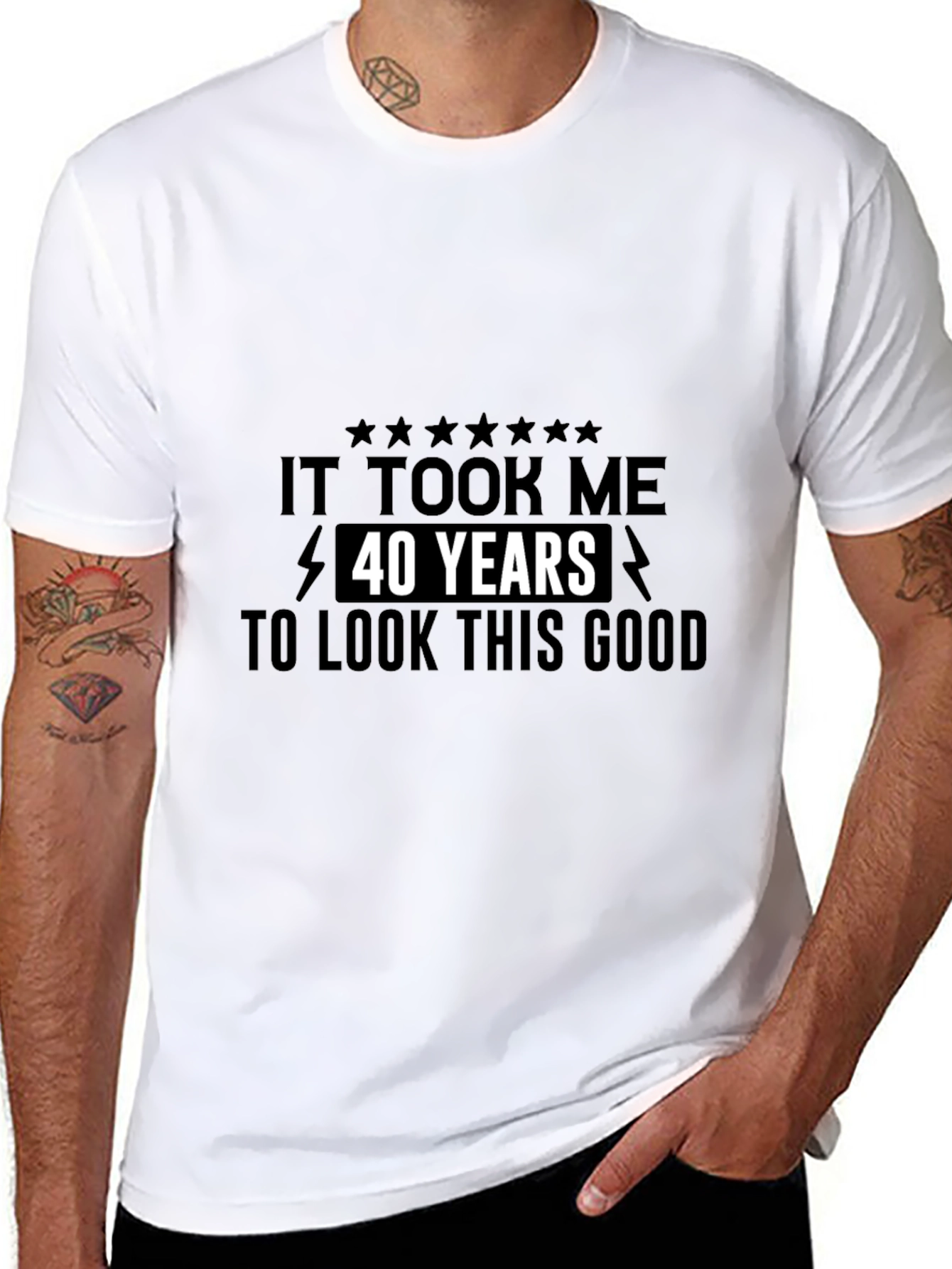 Funny 40th Birthday T-Shirt - Look This Good
