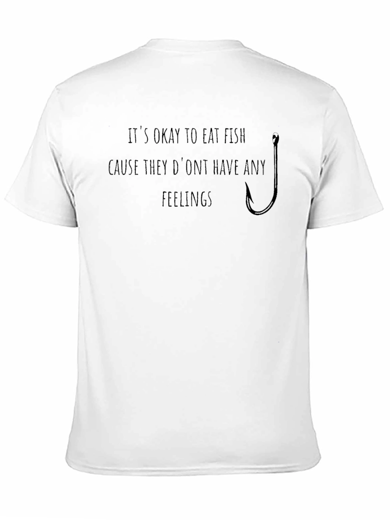Funny Fishing T-Shirt - Its Okay to Eat Fish