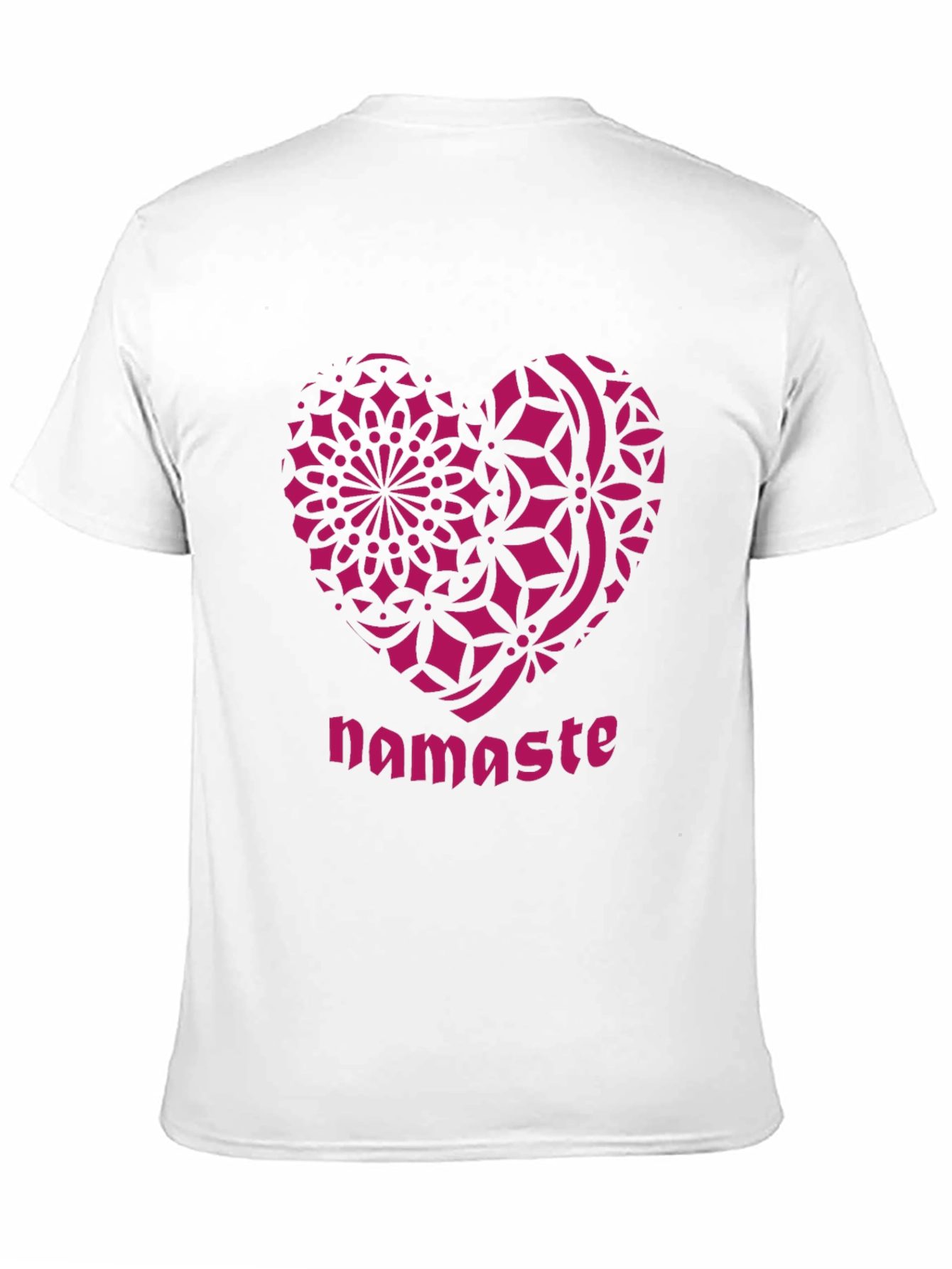 Namaste Heart Mandala Graphic T-Shirt