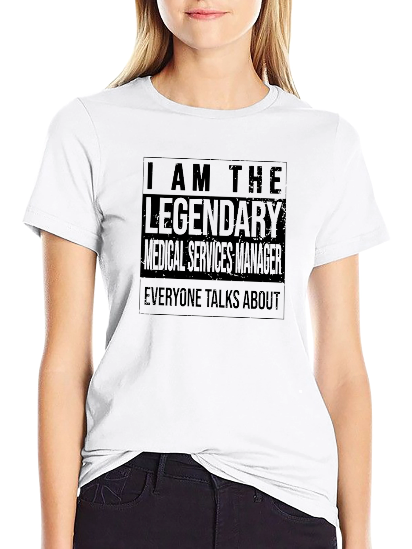 Legendary Medical Services Manager Black T-Shirt