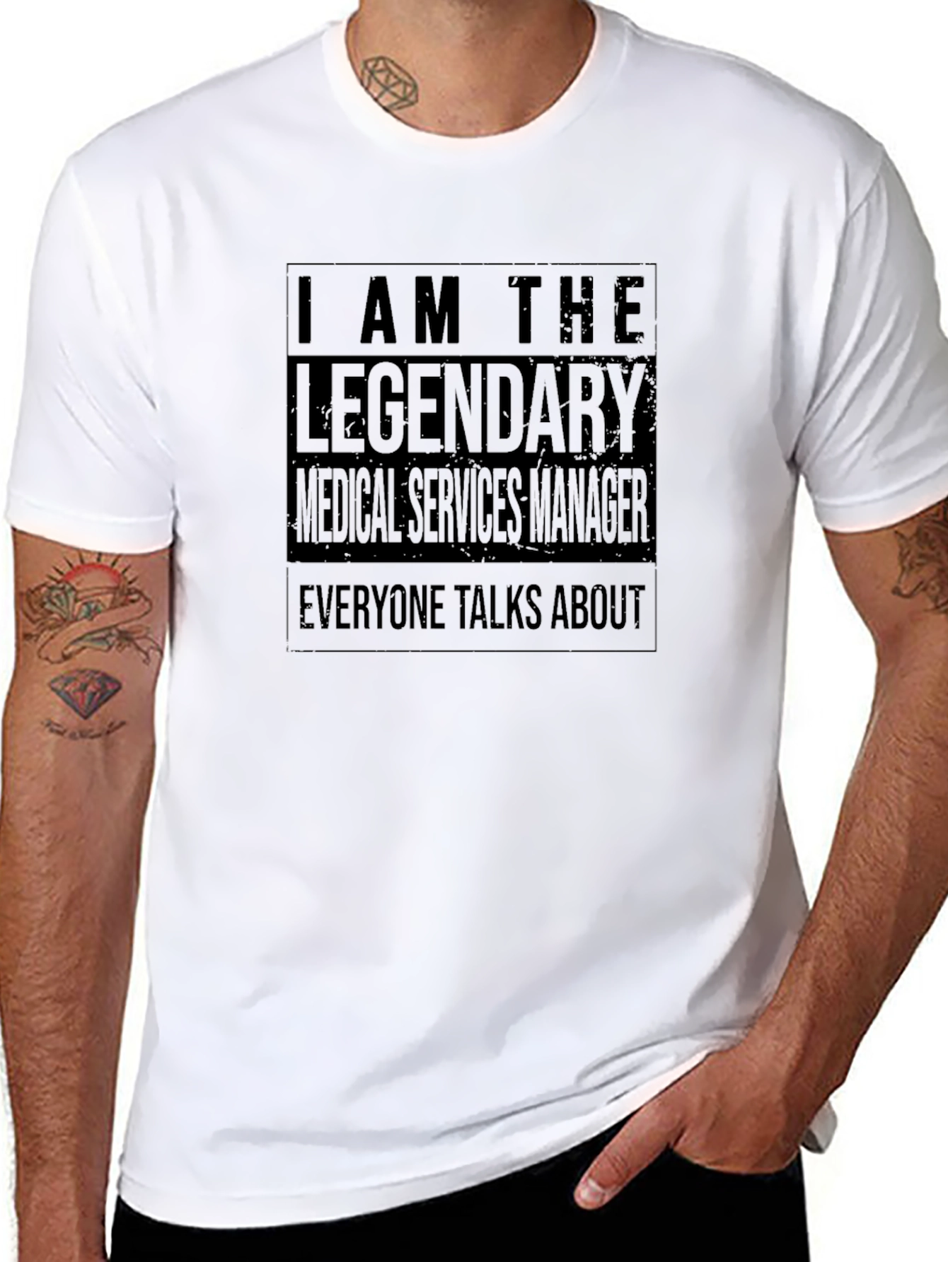 Legendary Medical Services Manager Black T-Shirt