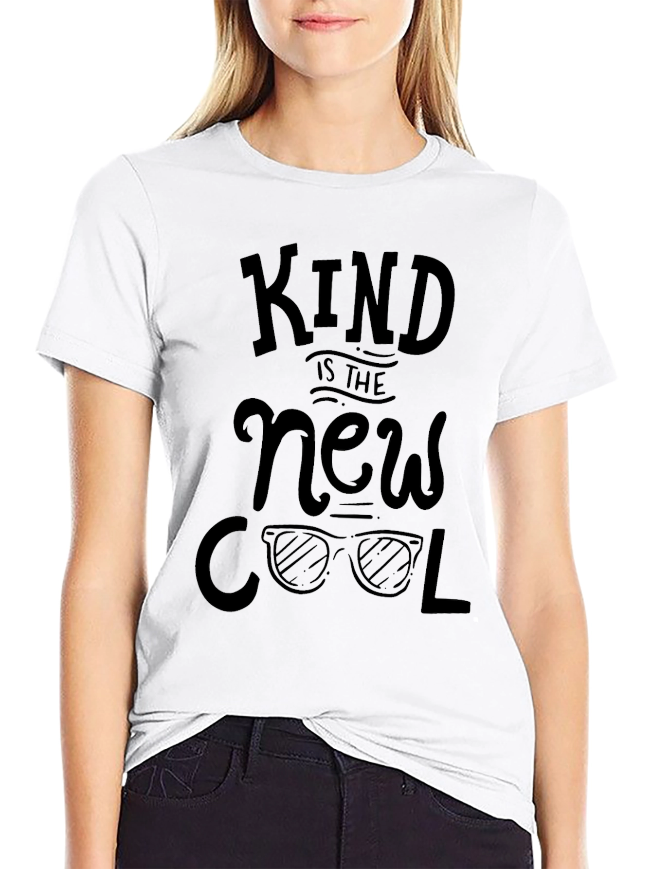 Kind is The New Cool Black T-Shirt