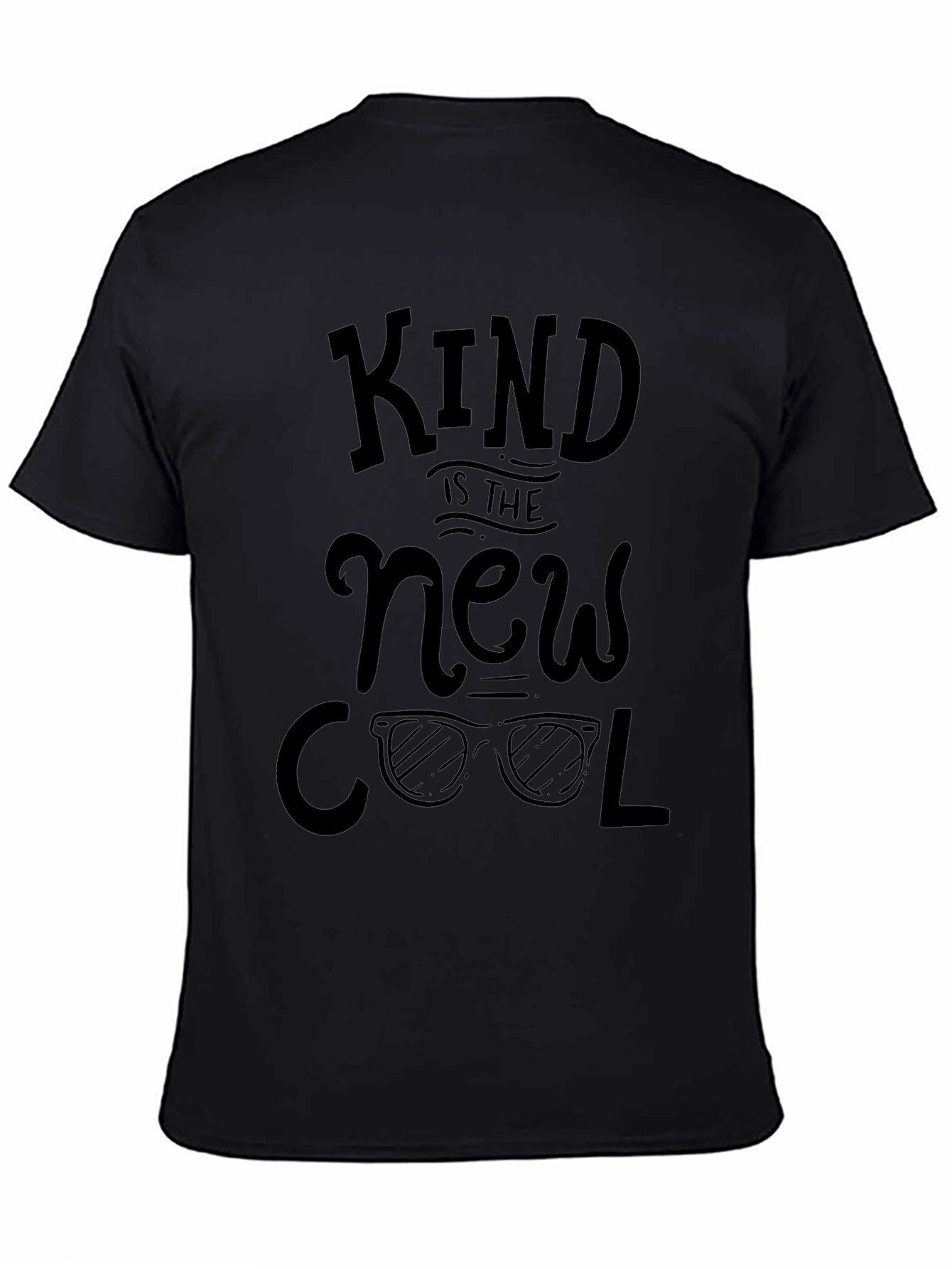 Kind is The New Cool Black T-Shirt