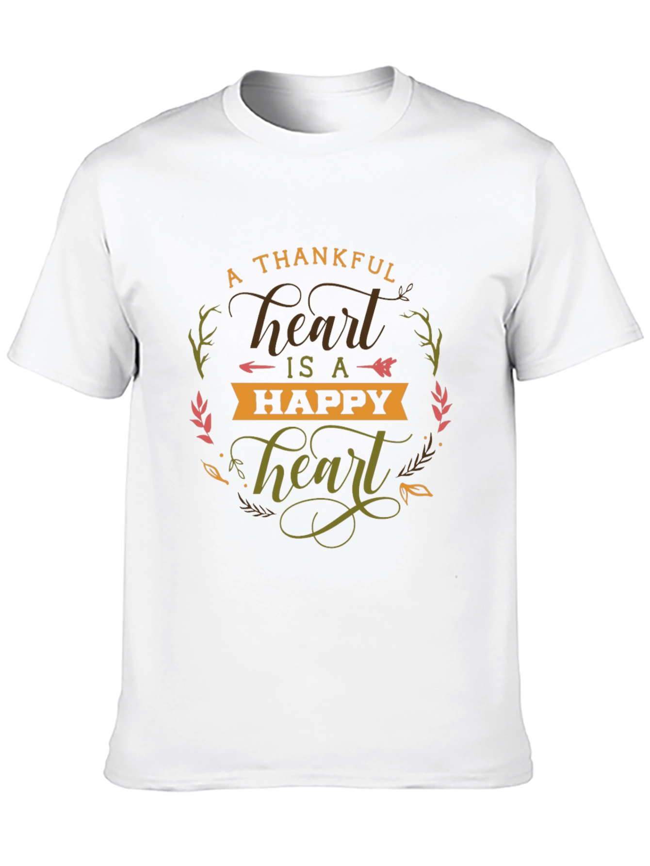 Thankful Heart Happy Heart T-Shirt