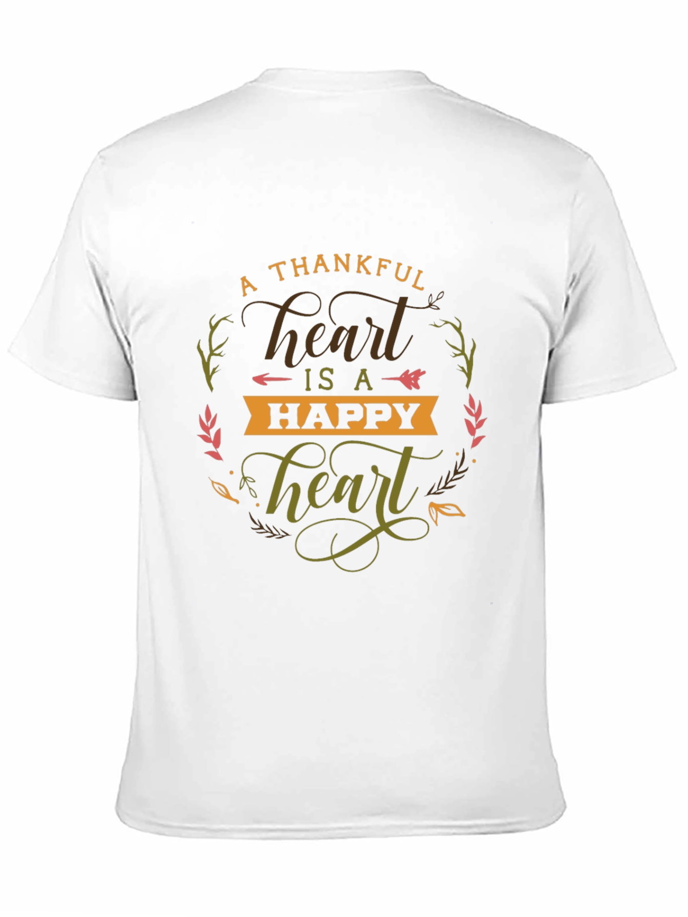 Thankful Heart Happy Heart T-Shirt