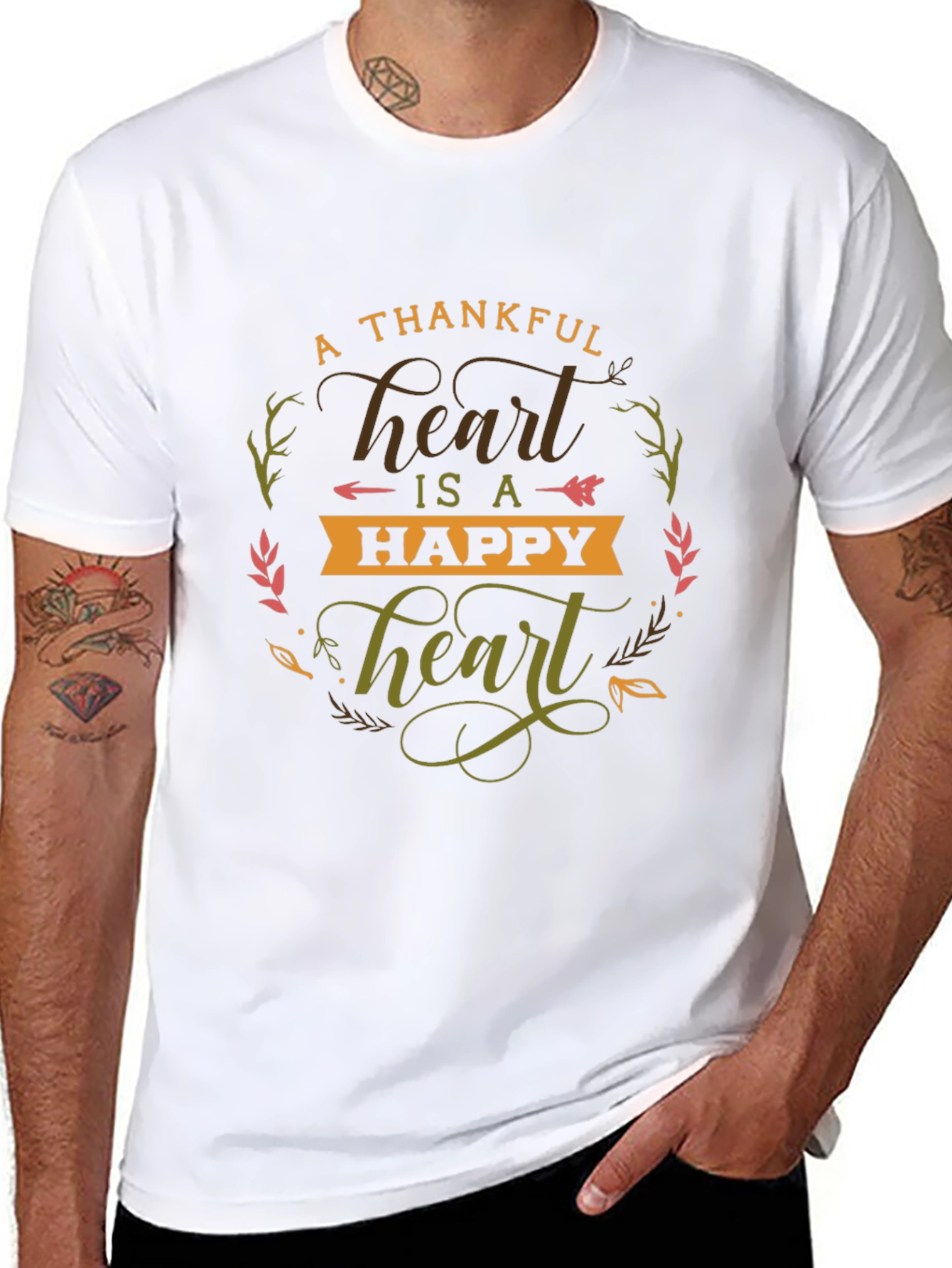 Thankful Heart Happy Heart T-Shirt