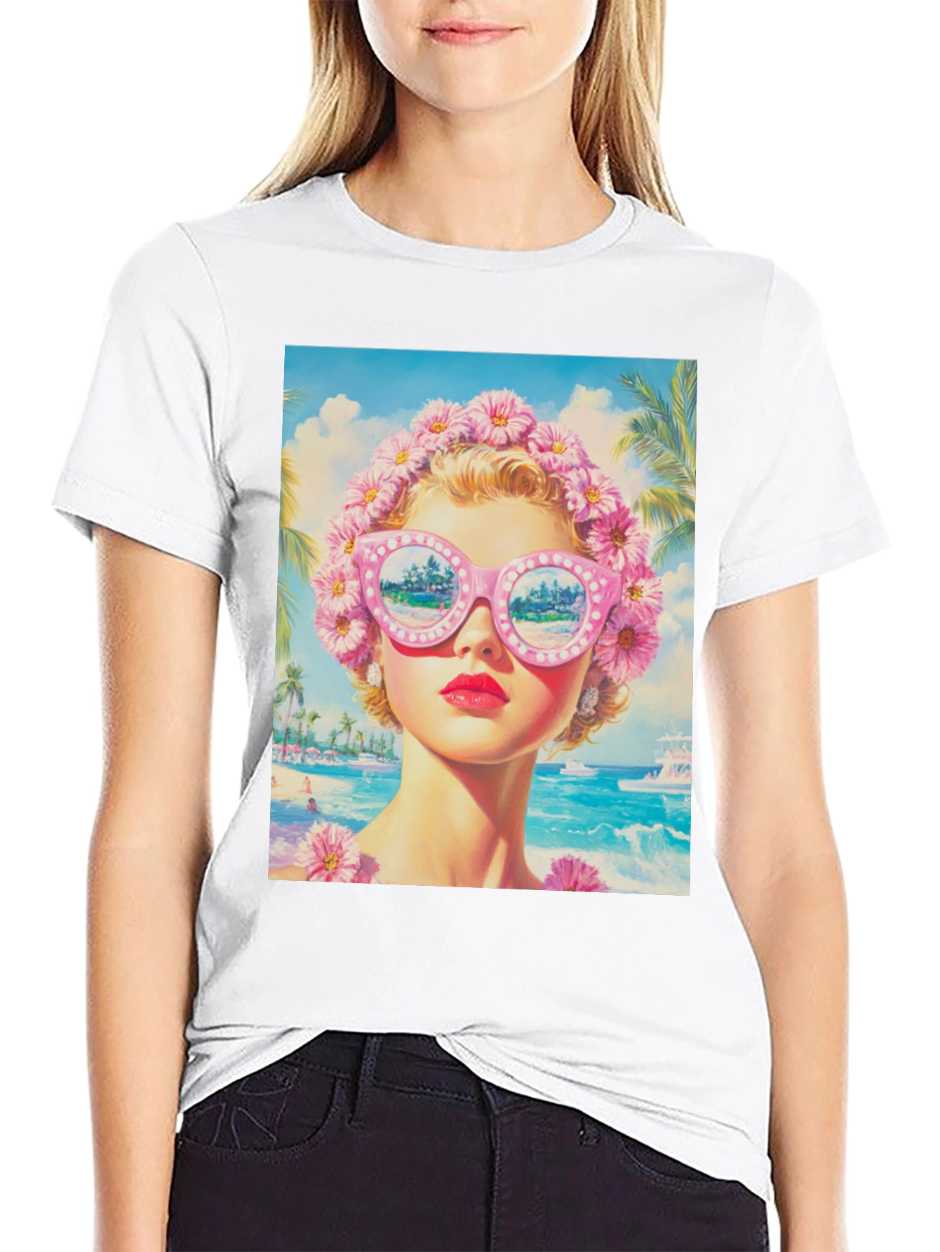Retro Beach Vibes Graphic Tee