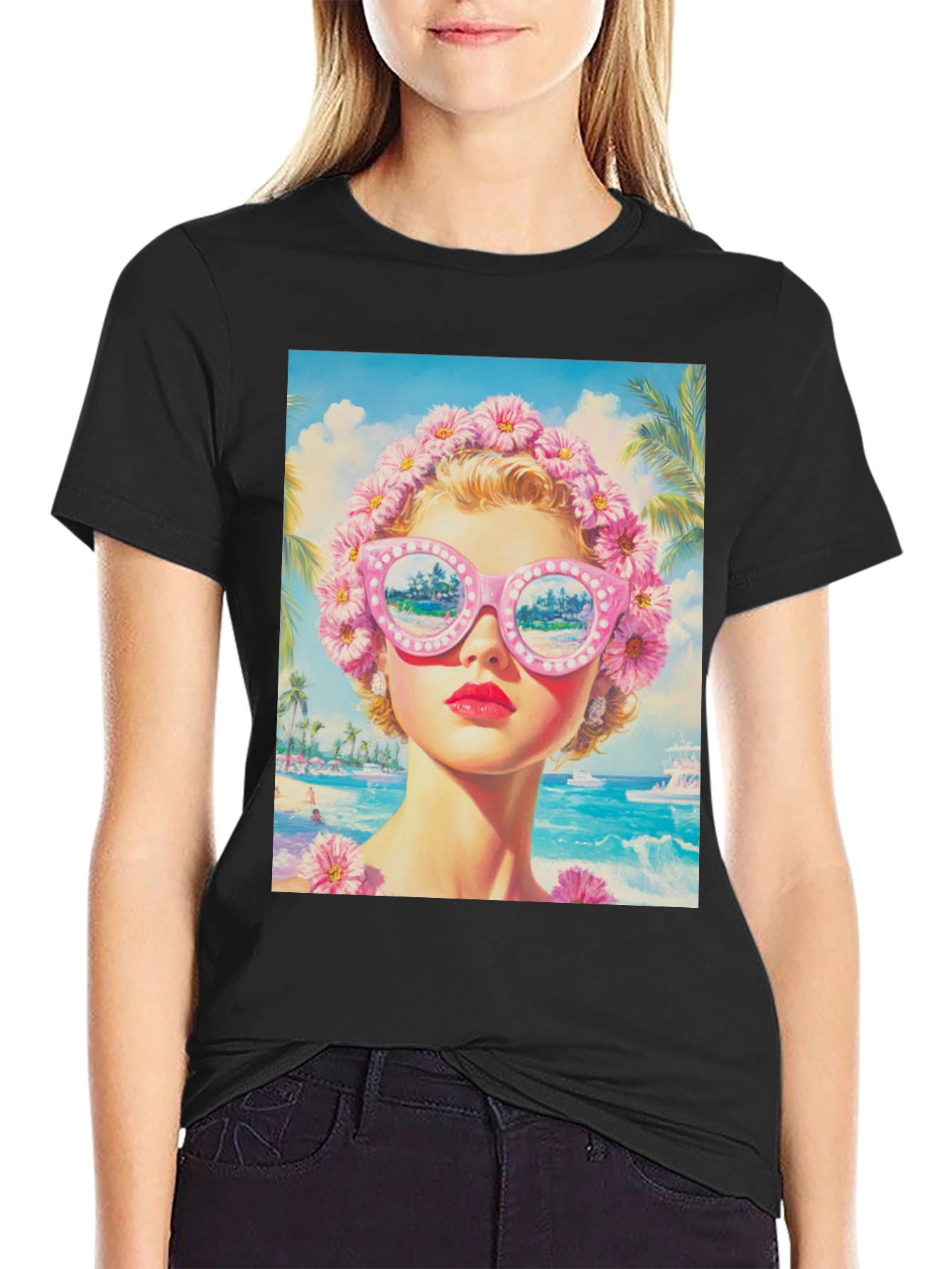 Retro Beach Vibes Graphic Tee