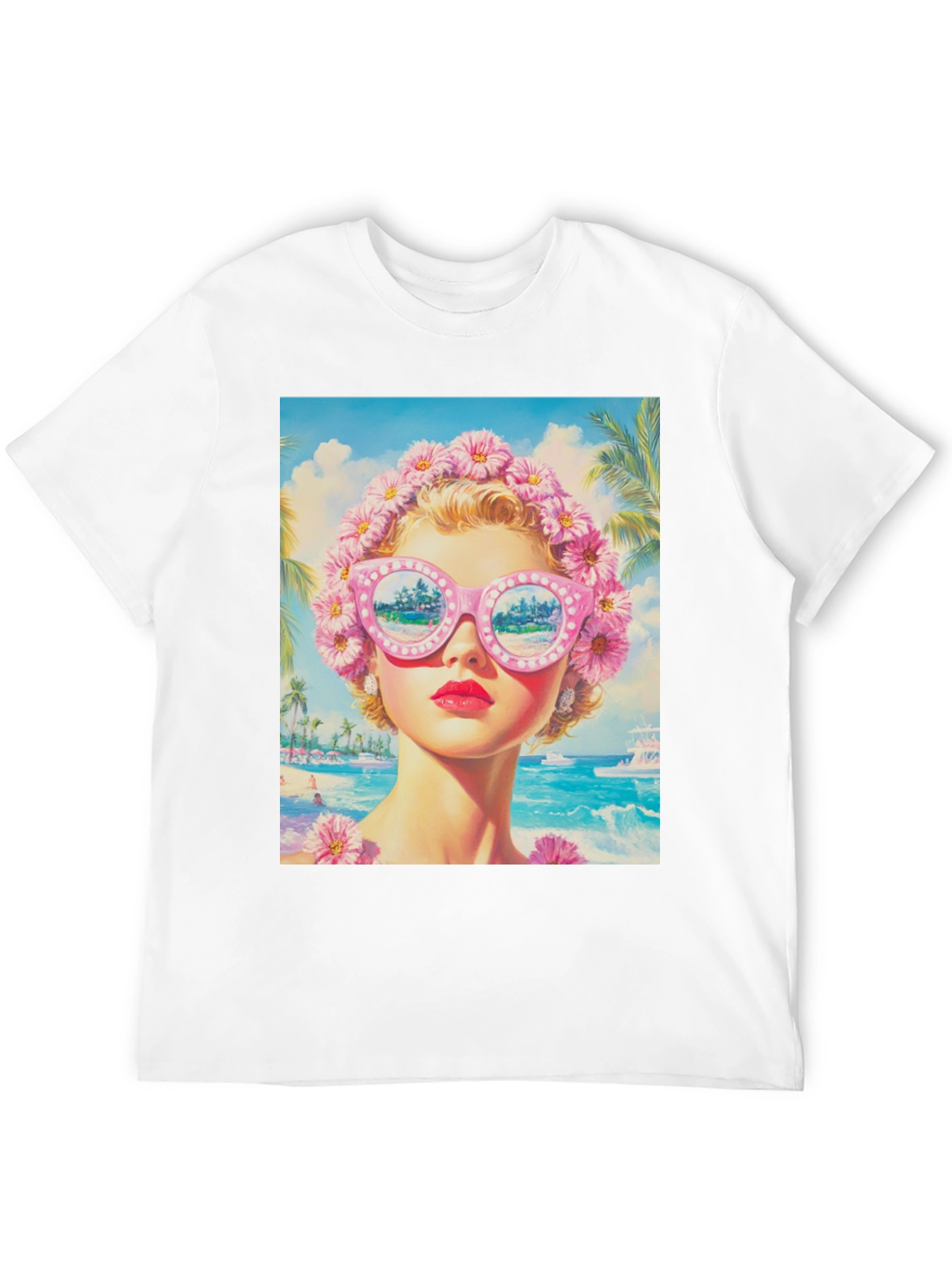 Retro Beach Vibes Graphic Tee