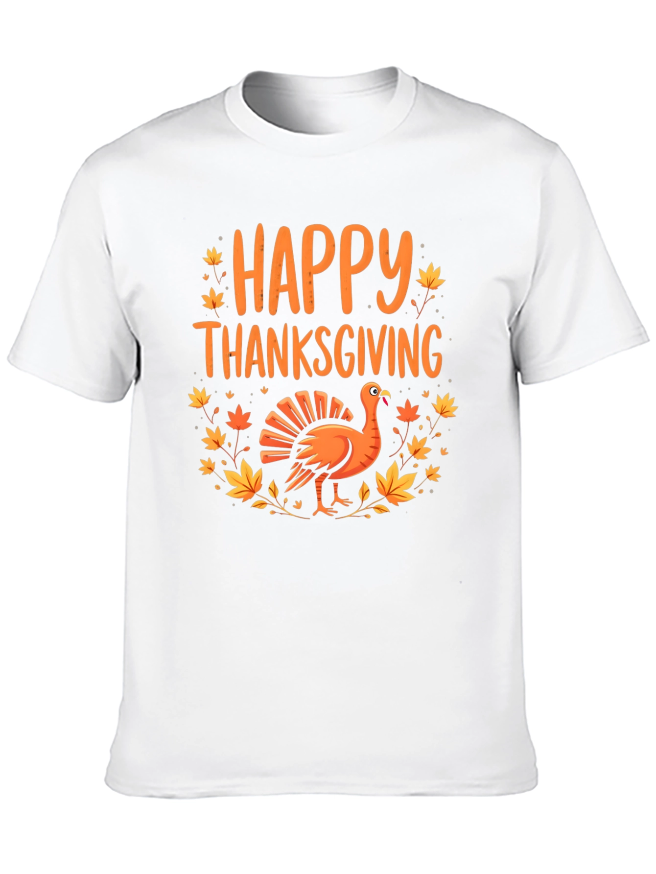 Happy Thanksgiving Turkey Graphic Tee