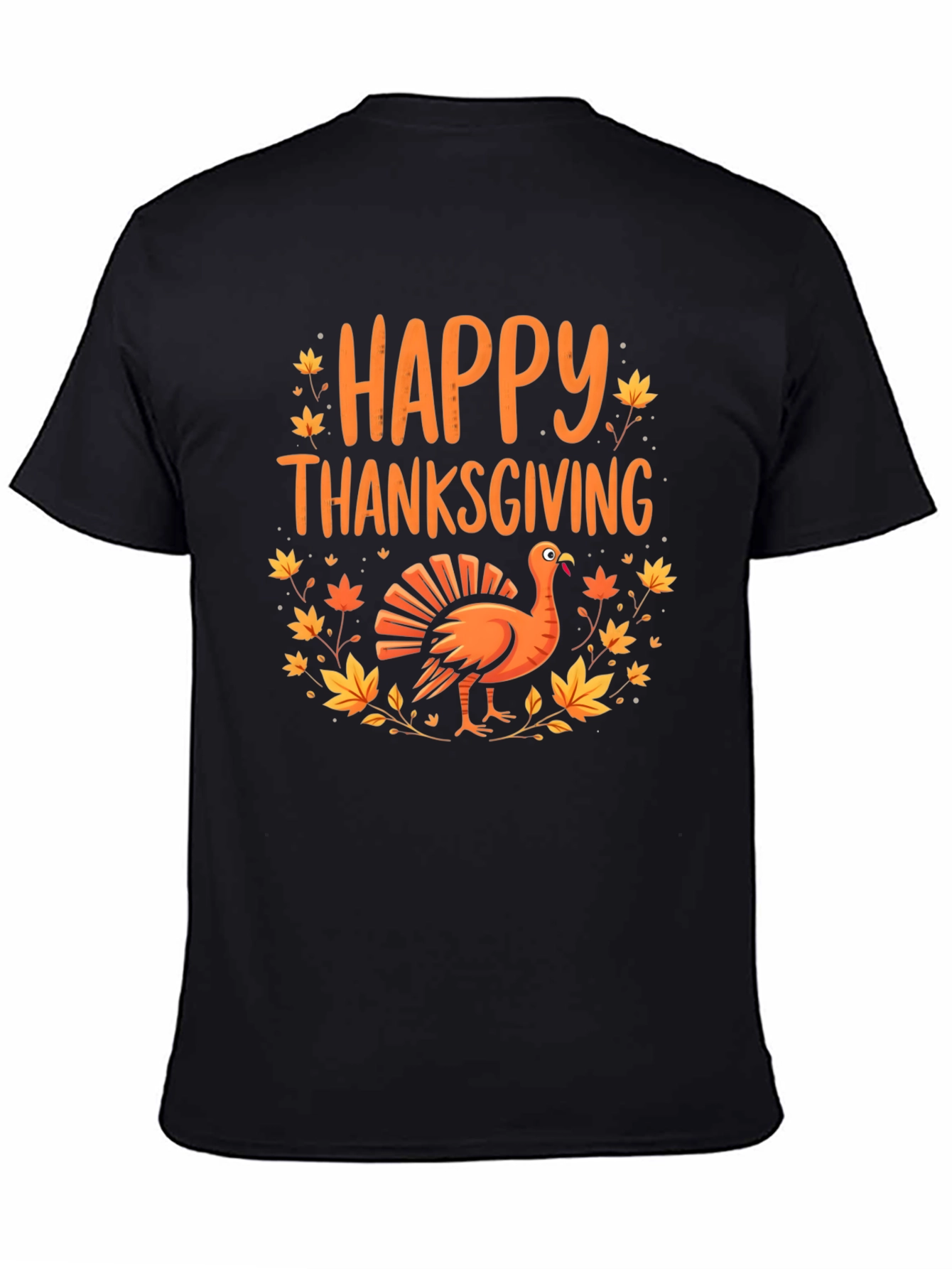 Happy Thanksgiving Turkey Graphic Tee