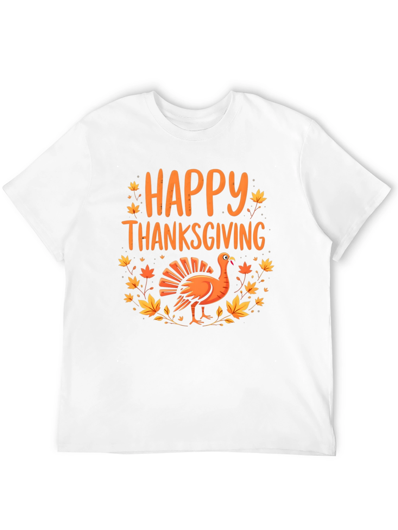 Happy Thanksgiving Turkey Graphic Tee