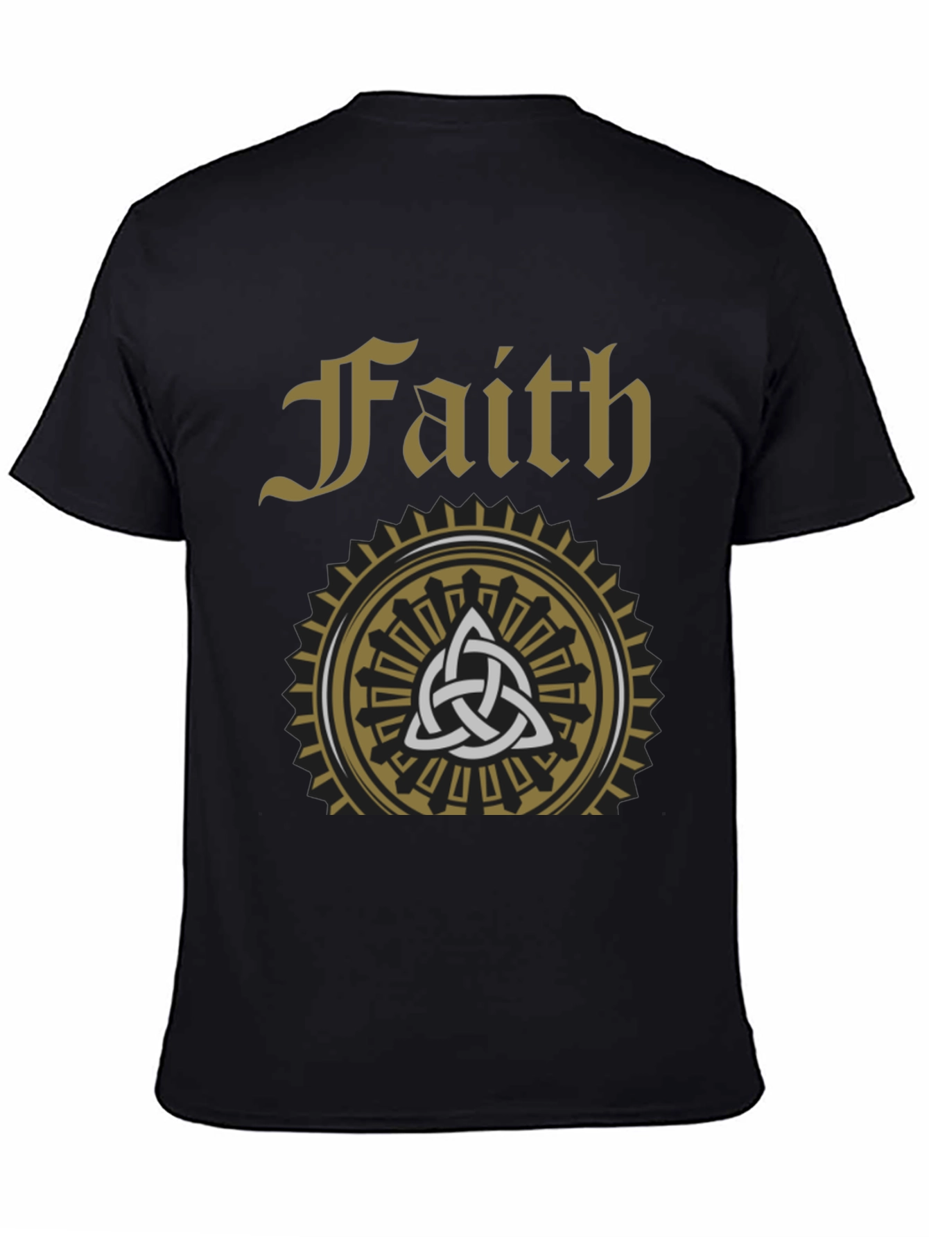 Faith Celtic Knot Graphic T-Shirt - Stylish Religious Tee