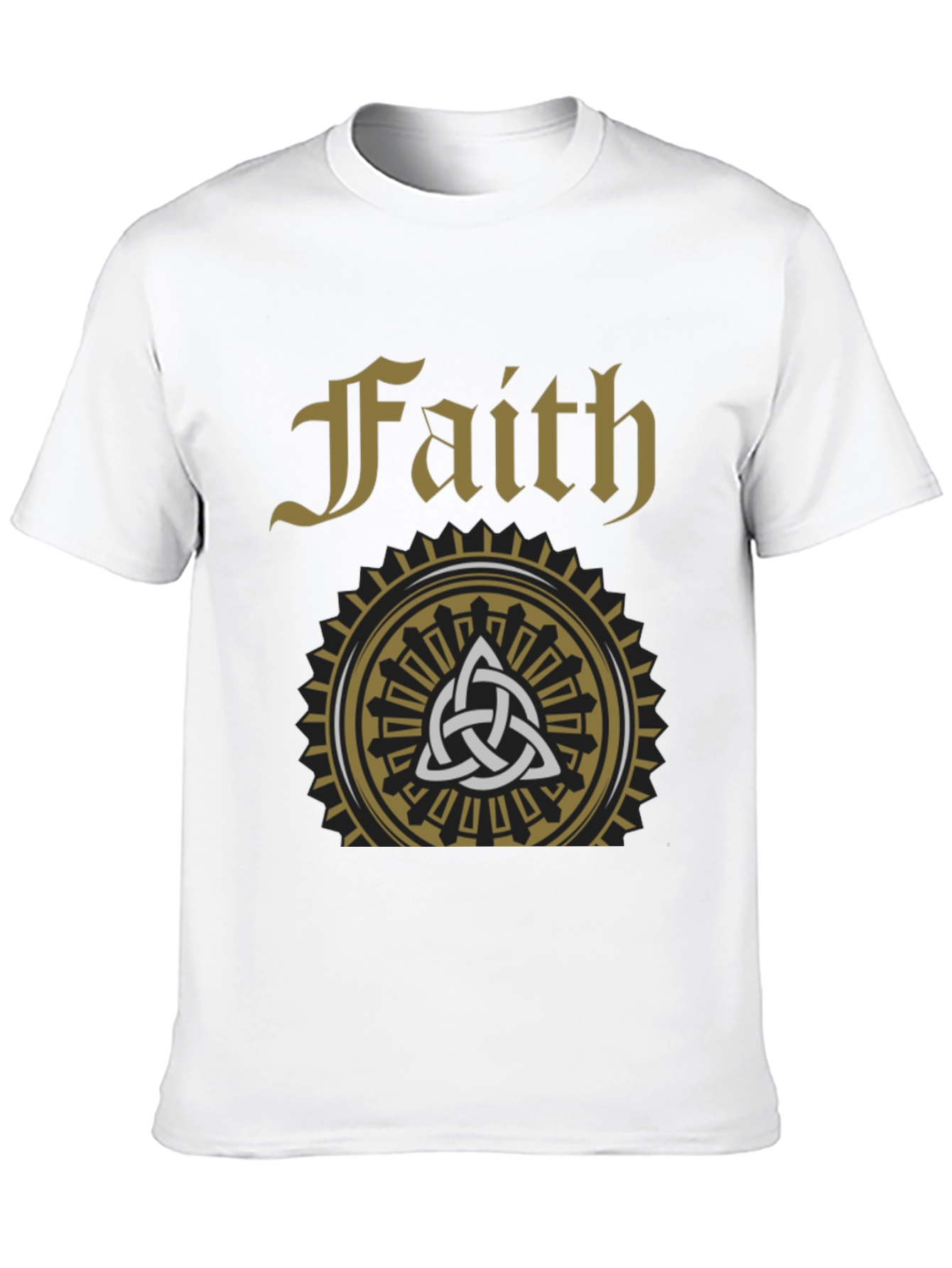 Faith Celtic Knot Graphic T-Shirt - Stylish Religious Tee