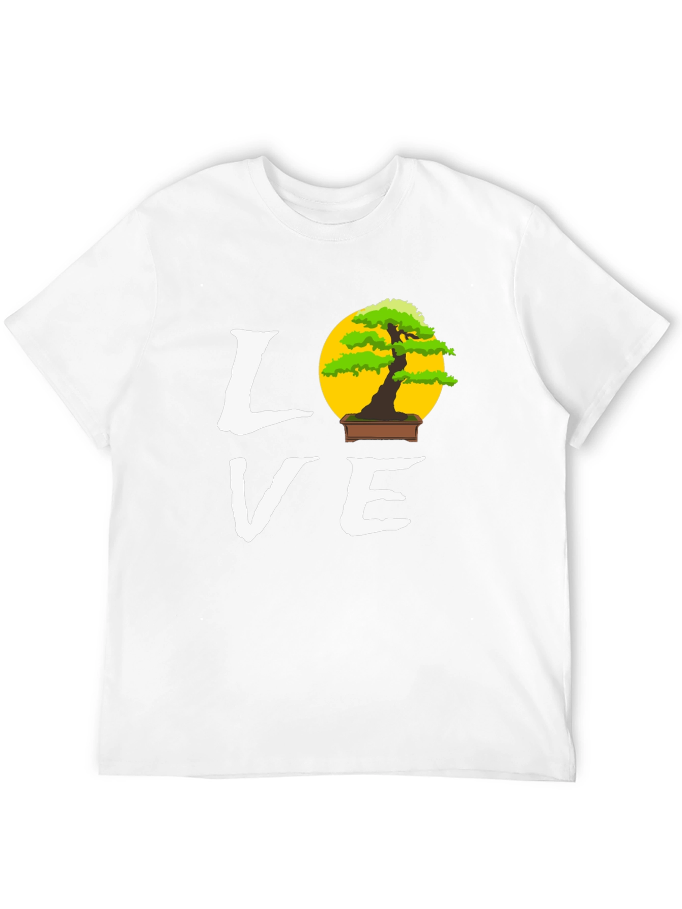 Bonsai Tree Love Graphic Tee - Unique Design T-Shirt