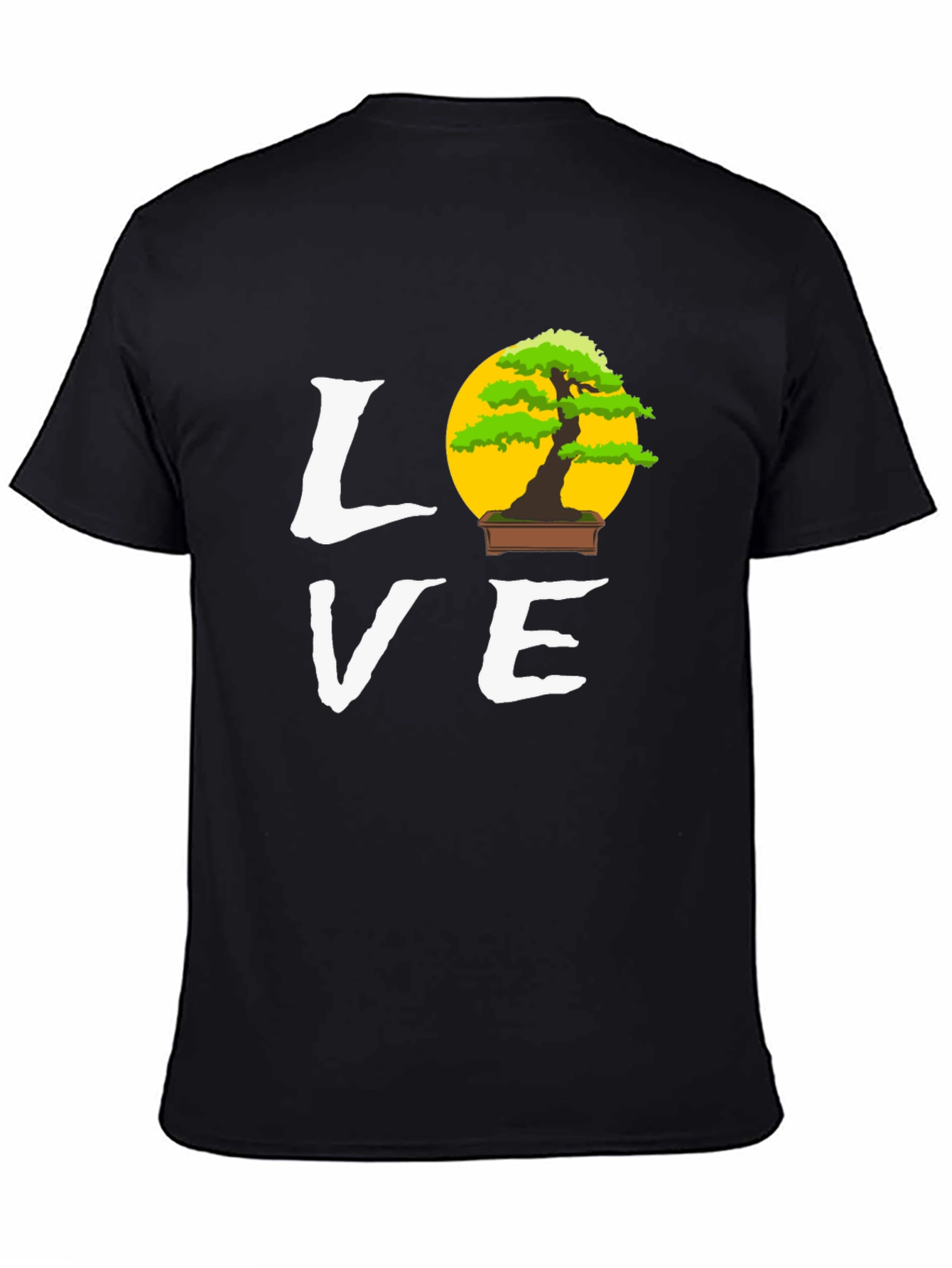Bonsai Tree Love Graphic Tee - Unique Design T-Shirt