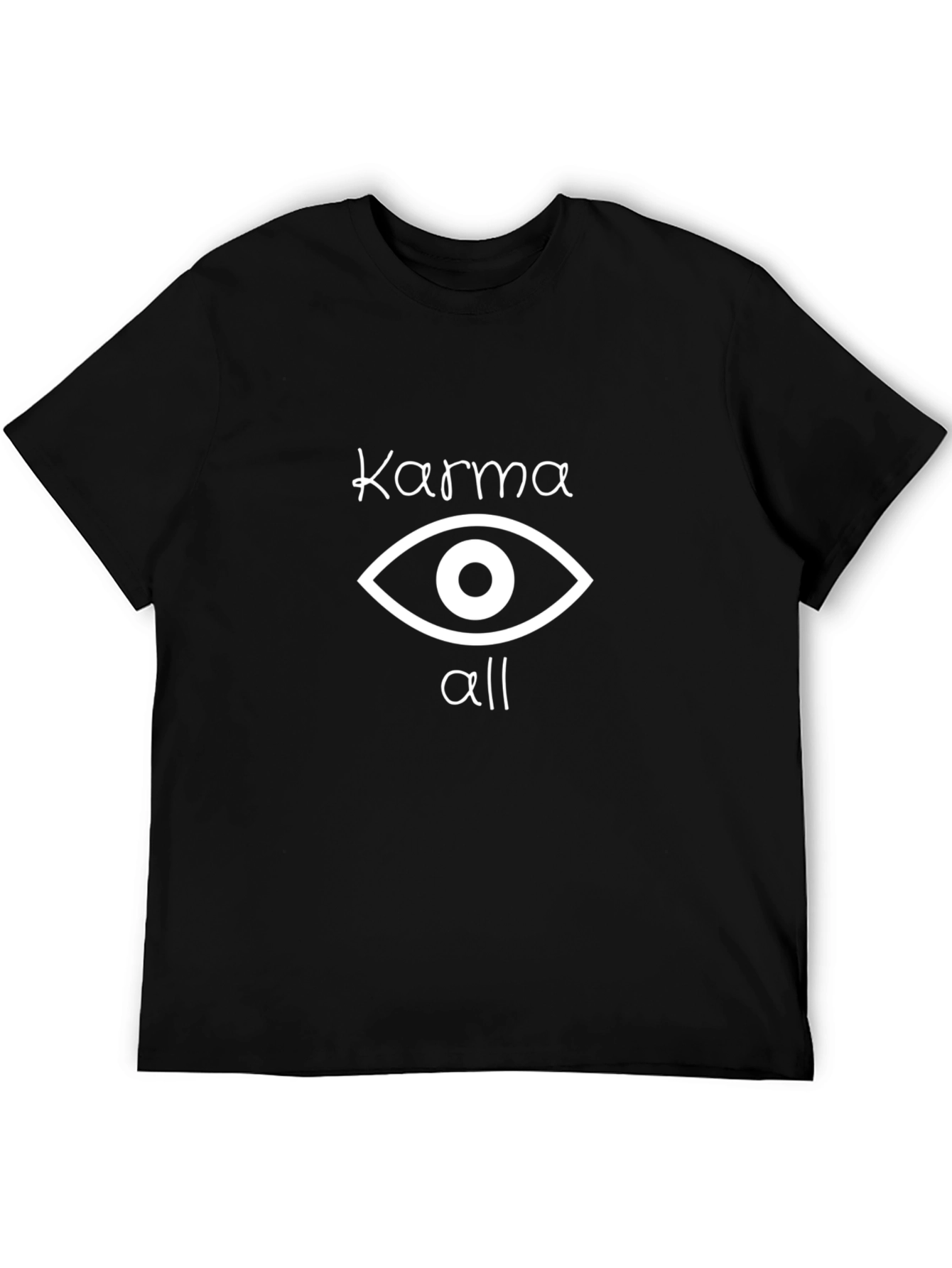 Karma Eye All Seeing T-Shirt - Black