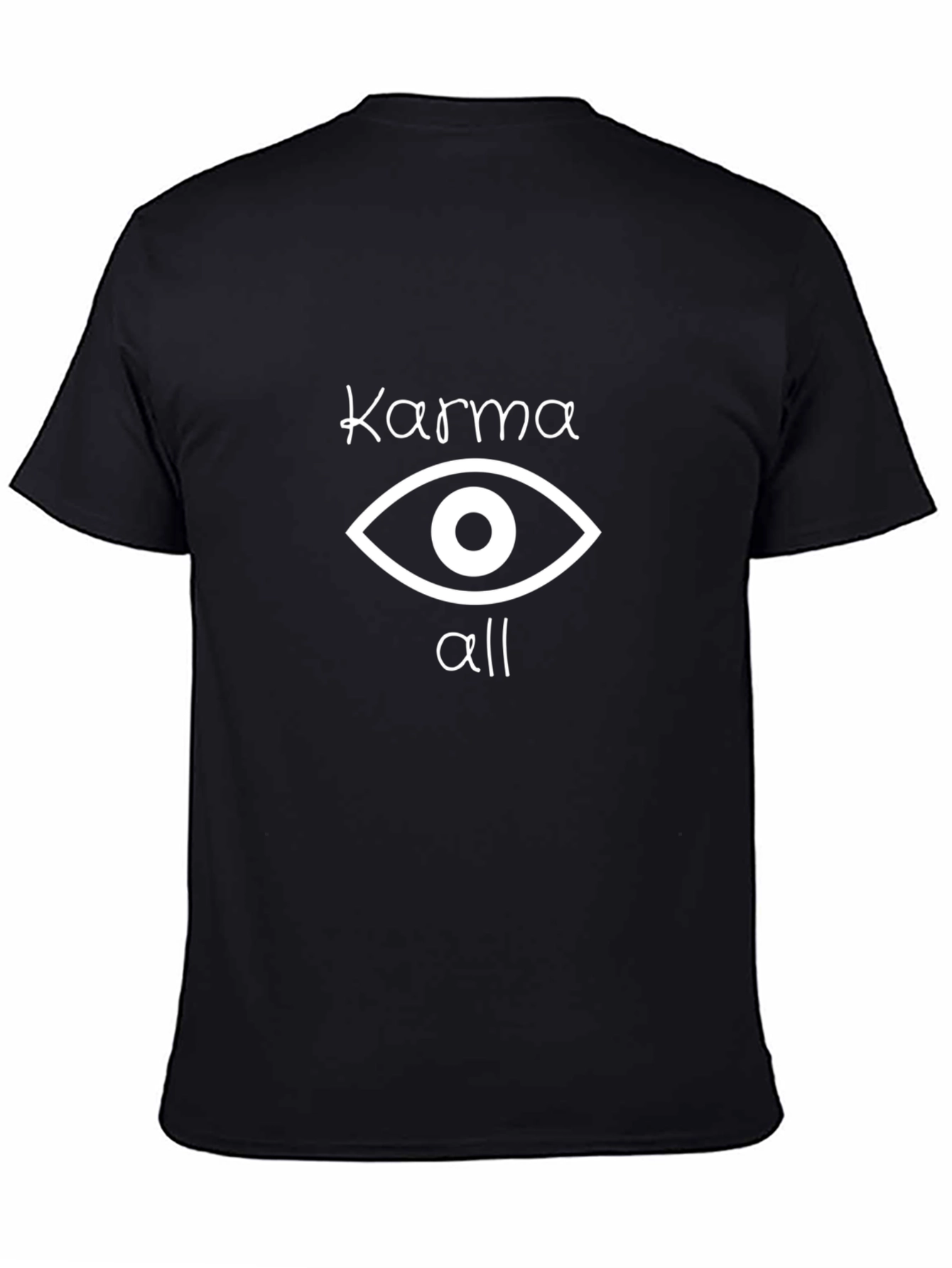 Karma Eye All Seeing T-Shirt - Black