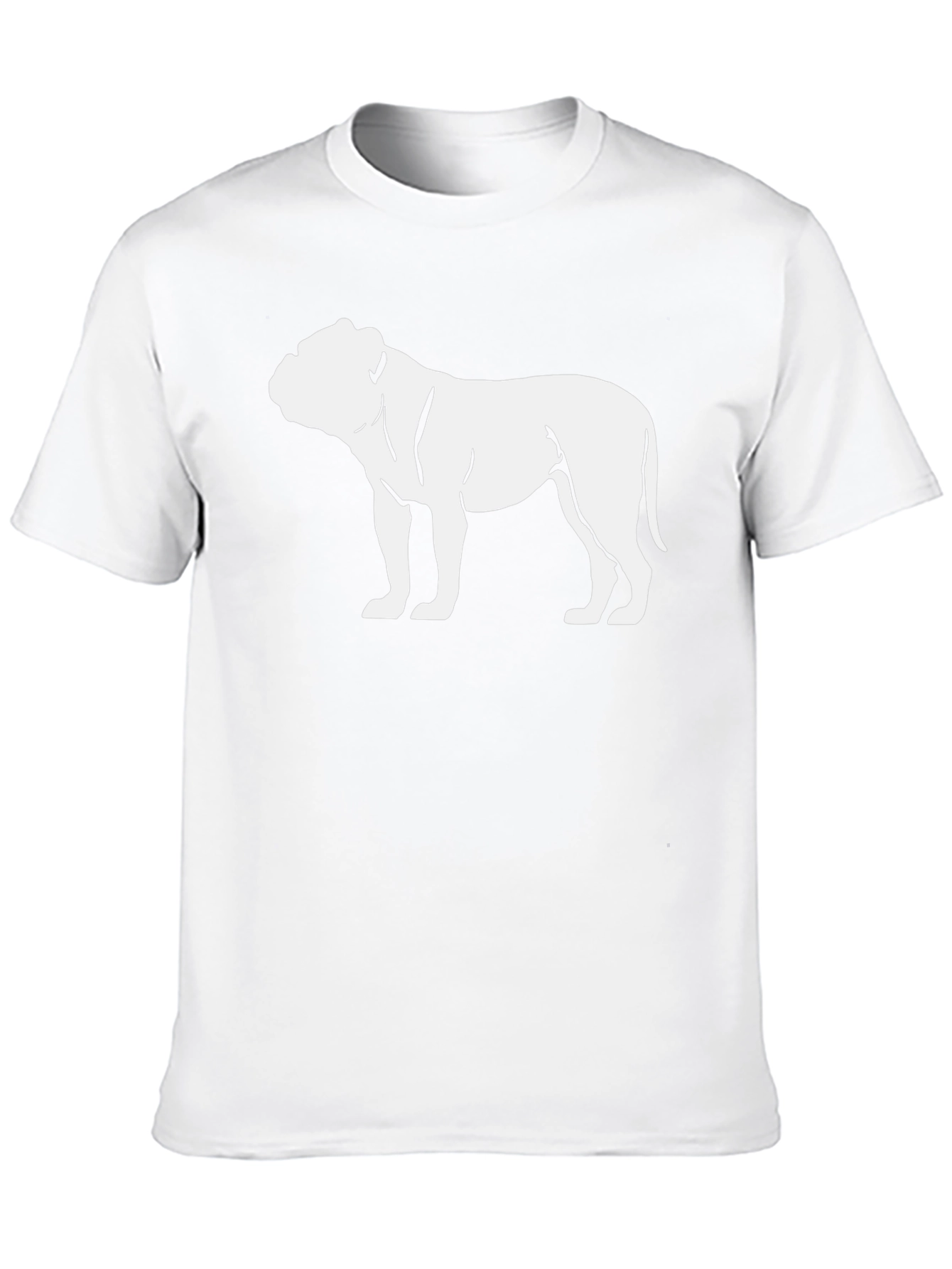 Bulldog Graphic Tee - Black Cotton Blend