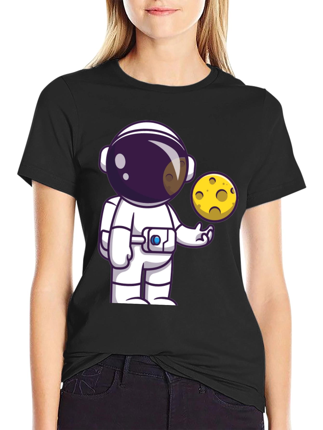 Astronaut & Moon Graphic Tee