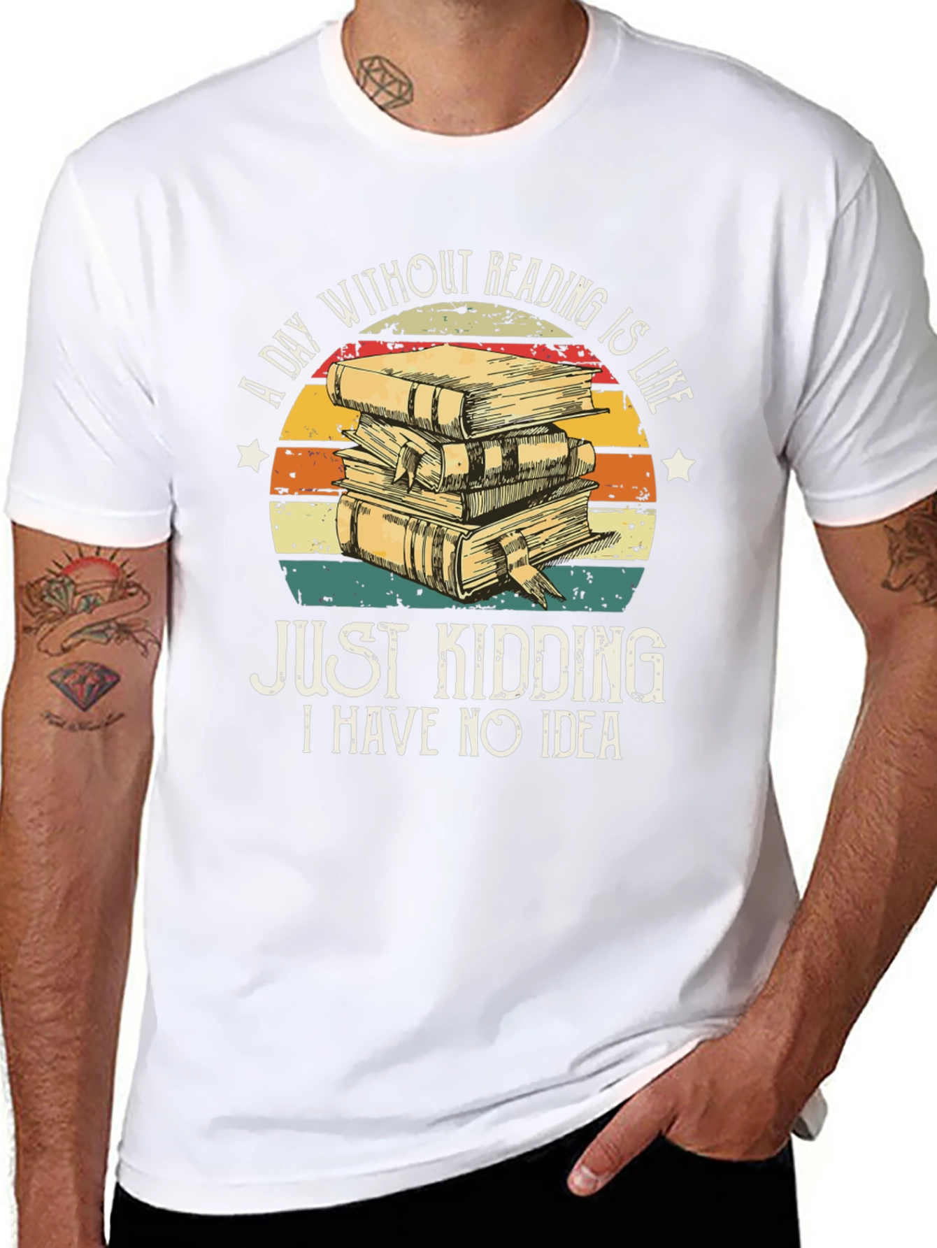 Funny Reading T-Shirt - A Day Without Reading