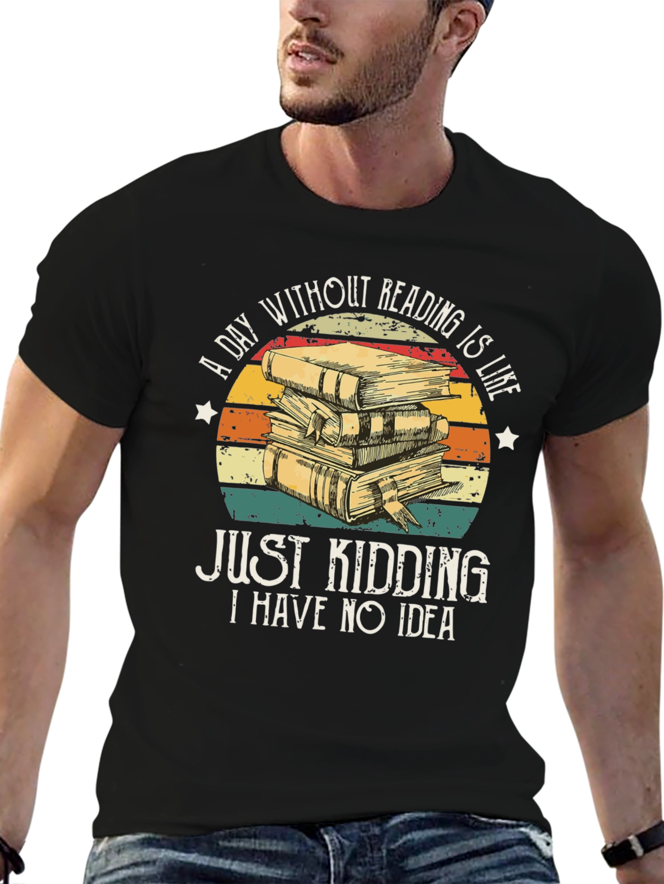 Funny Reading T-Shirt - A Day Without Reading