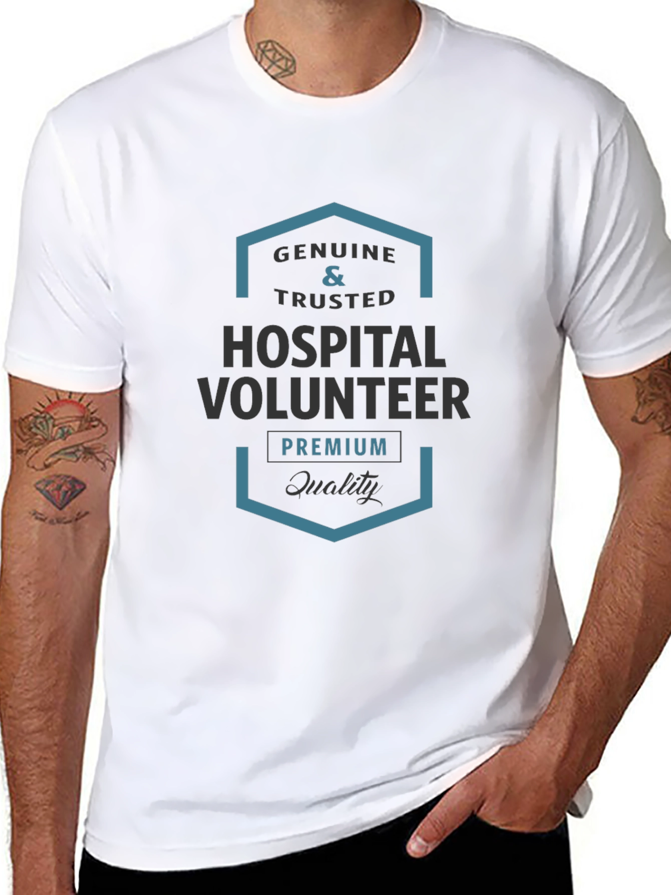 Hospital Volunteer T-Shirt - Genuine & Trusted Premium Quality