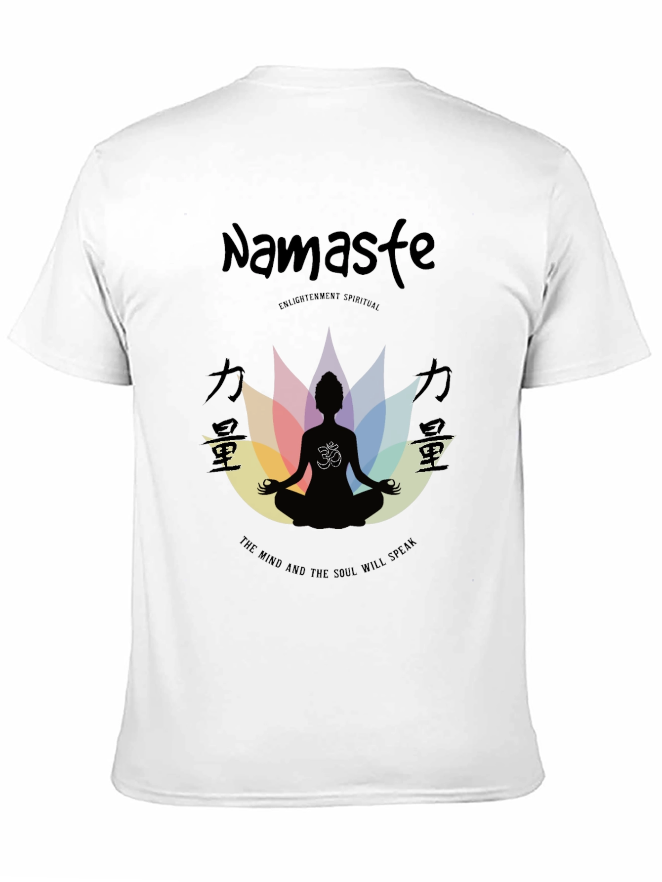 Namaste Spiritual Enlightenment T-Shirt - Mind & Soul