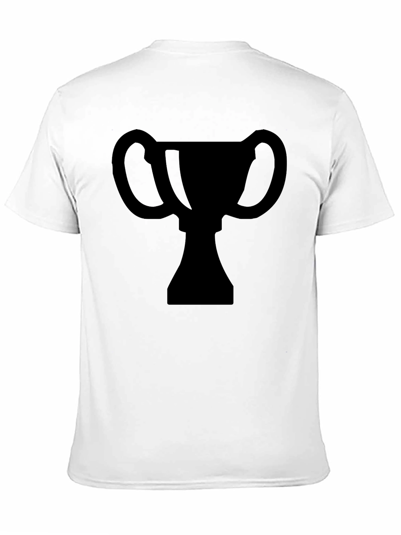 Trophy Graphic Tee -  Black Casual T-Shirt
