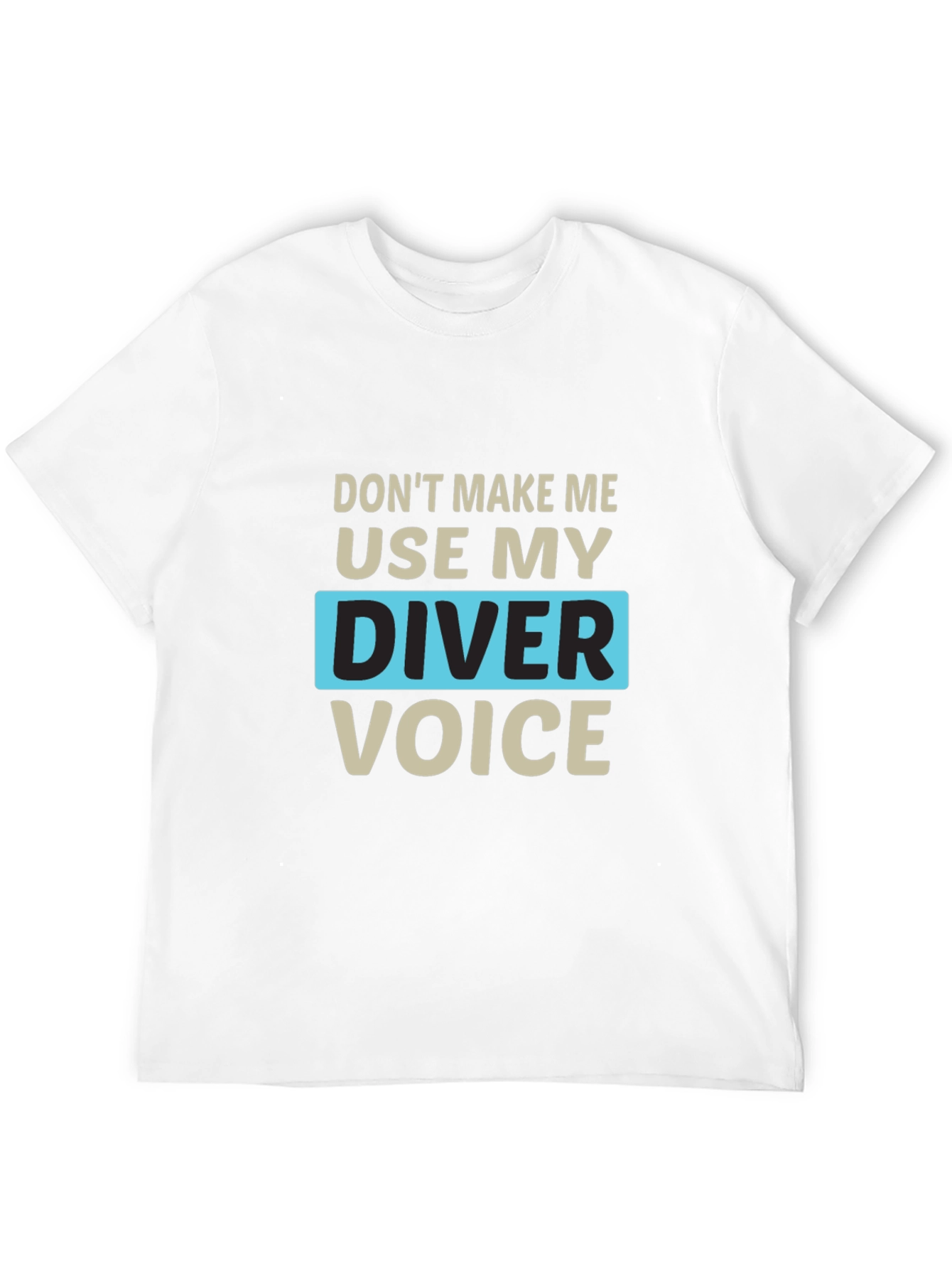 Diver Voice Graphic T-Shirt - Funny Diving Tee