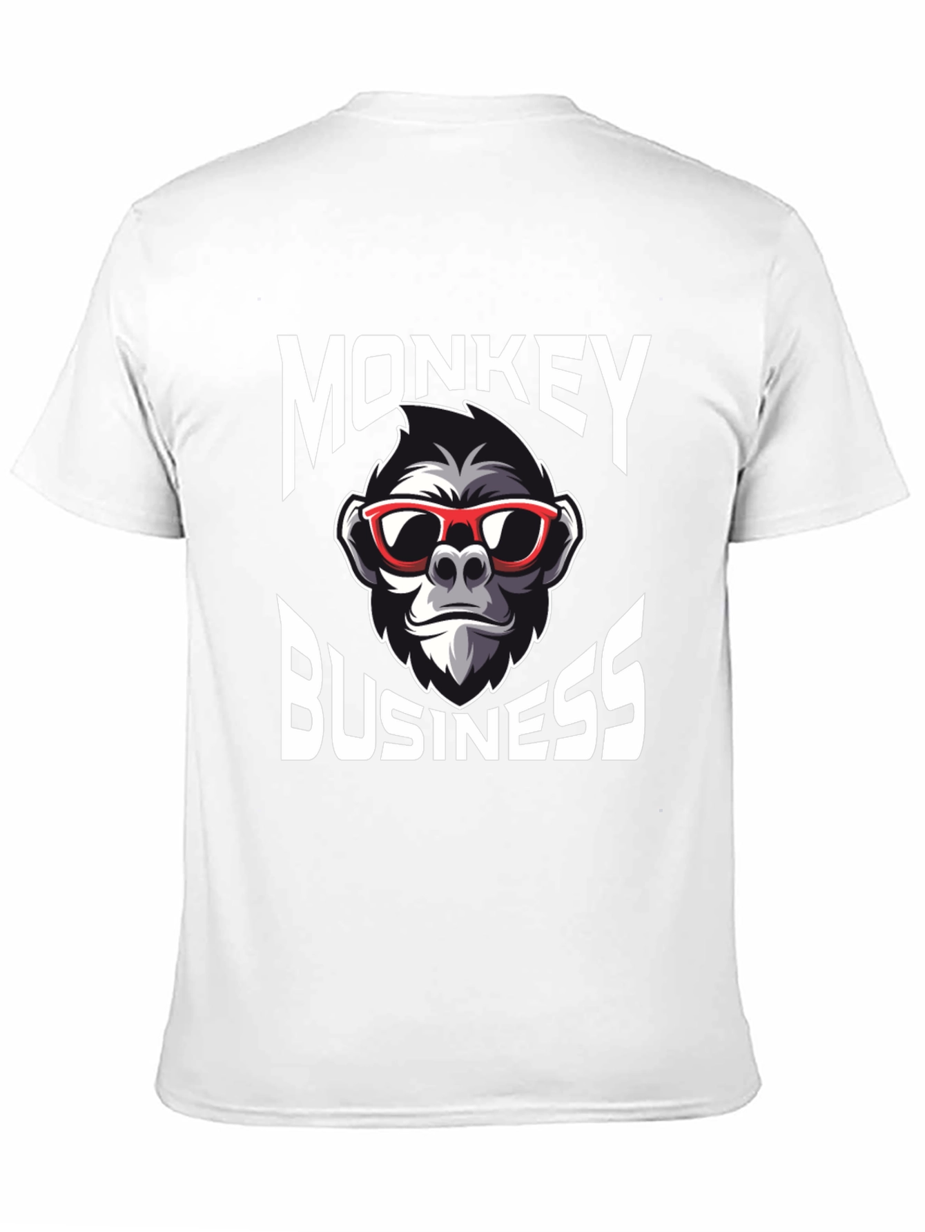 Monkey Business Graphic T-Shirt - Cool Crew Neck Tee
