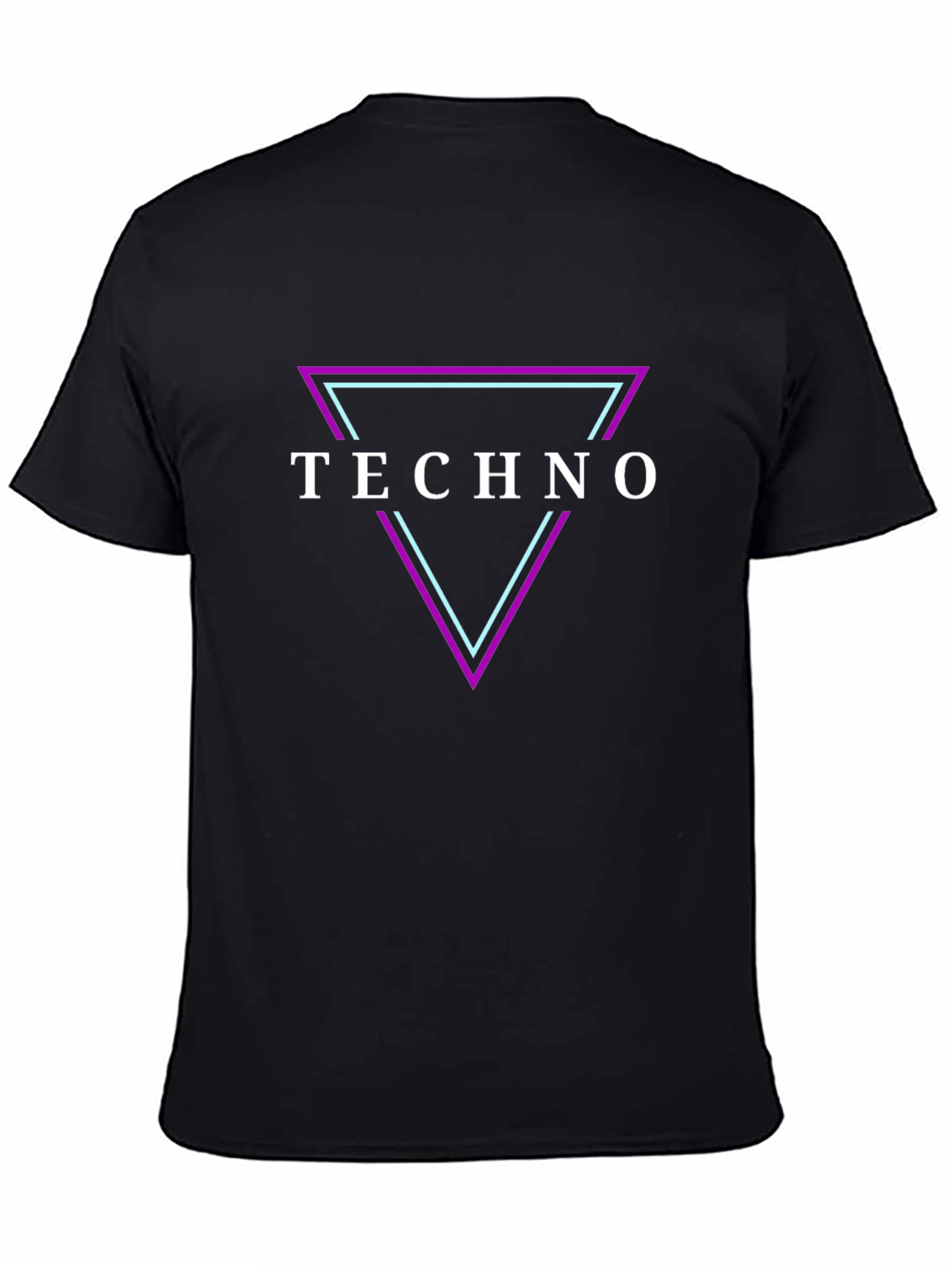Retro Techno Graphic T-Shirt - 80s Inspired Design