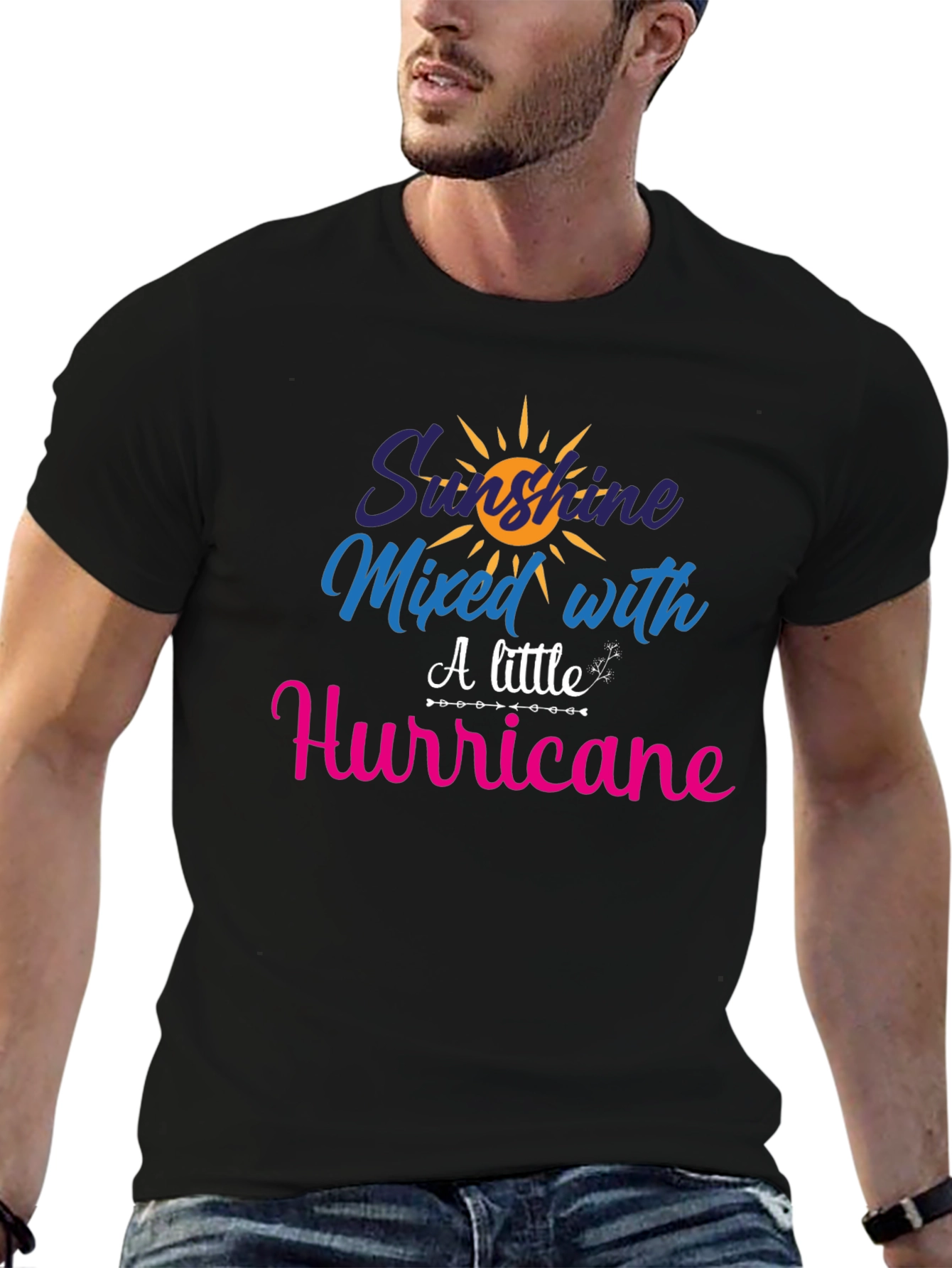 Sunshine & Hurricane Graphic T-Shirt