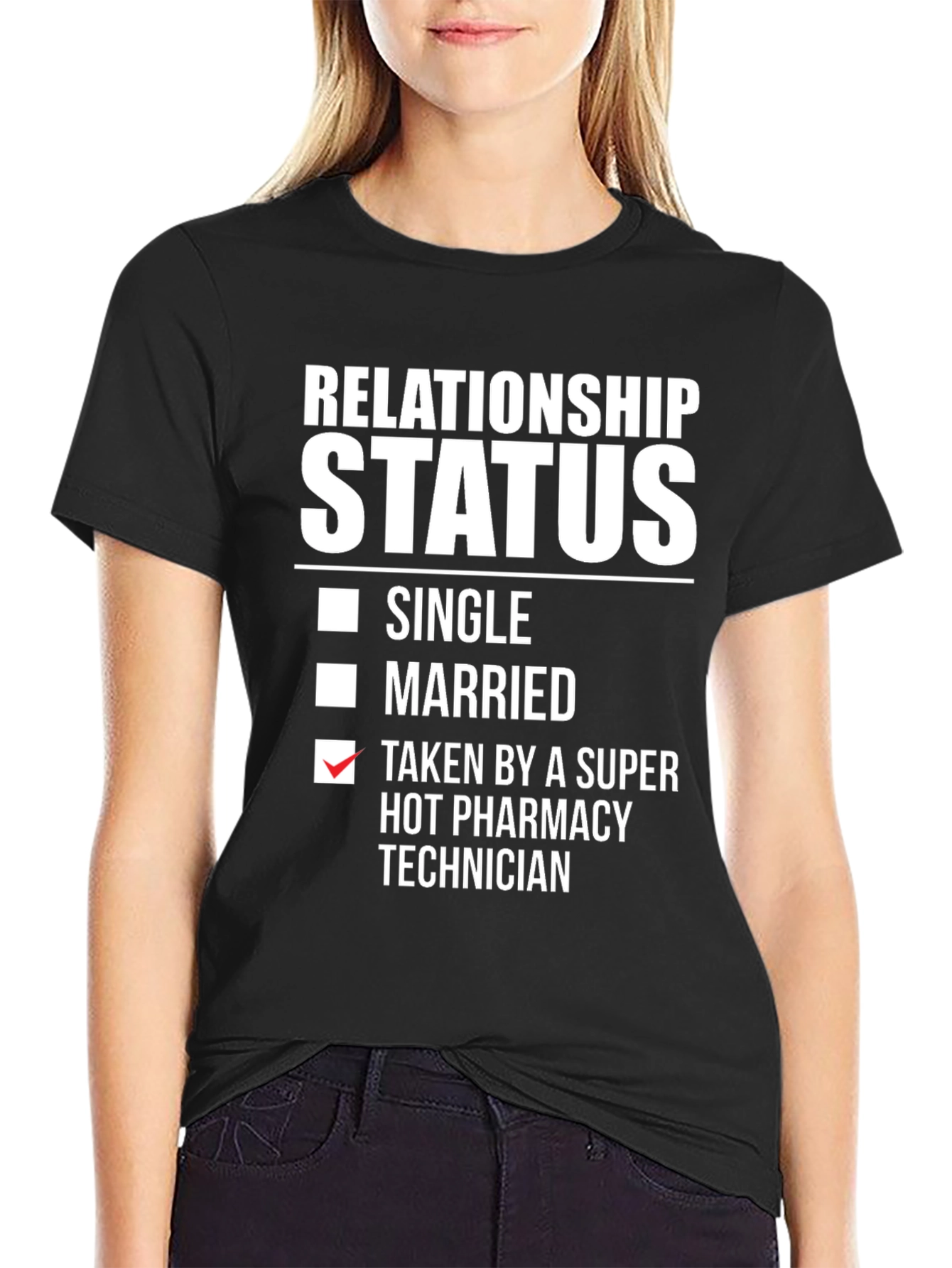 Funny Relationship Status Pharmacy Technician T-Shirt