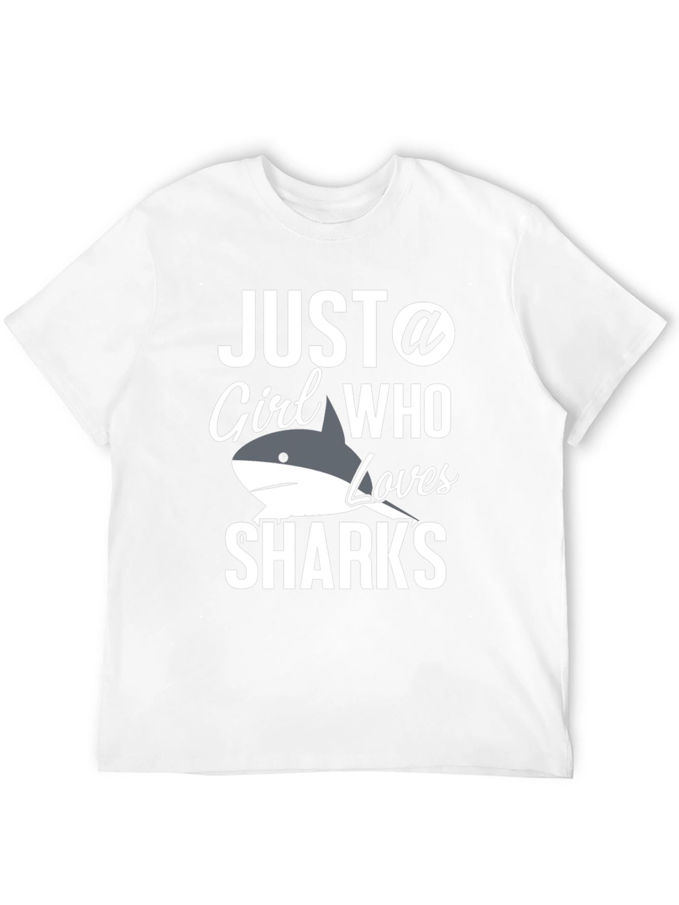 Just a Girl Who Loves Sharks T-Shirt
