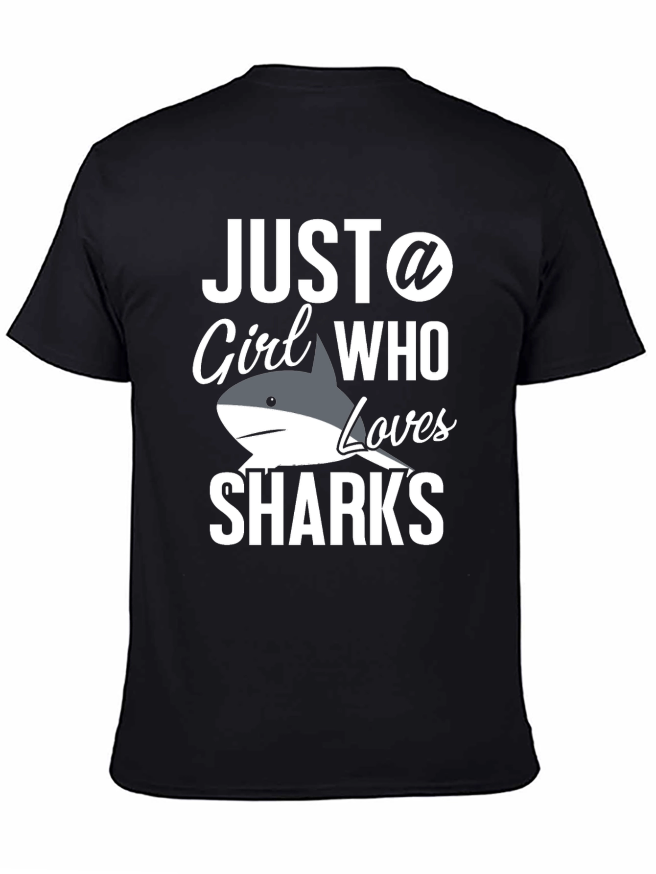 Just a Girl Who Loves Sharks T-Shirt